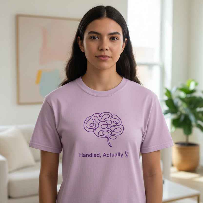 Handled, Actually – Epilepsy Awareness Unisex T-Shirt - Clothing, Unisex, T-Shirts - EpiAl's Shop