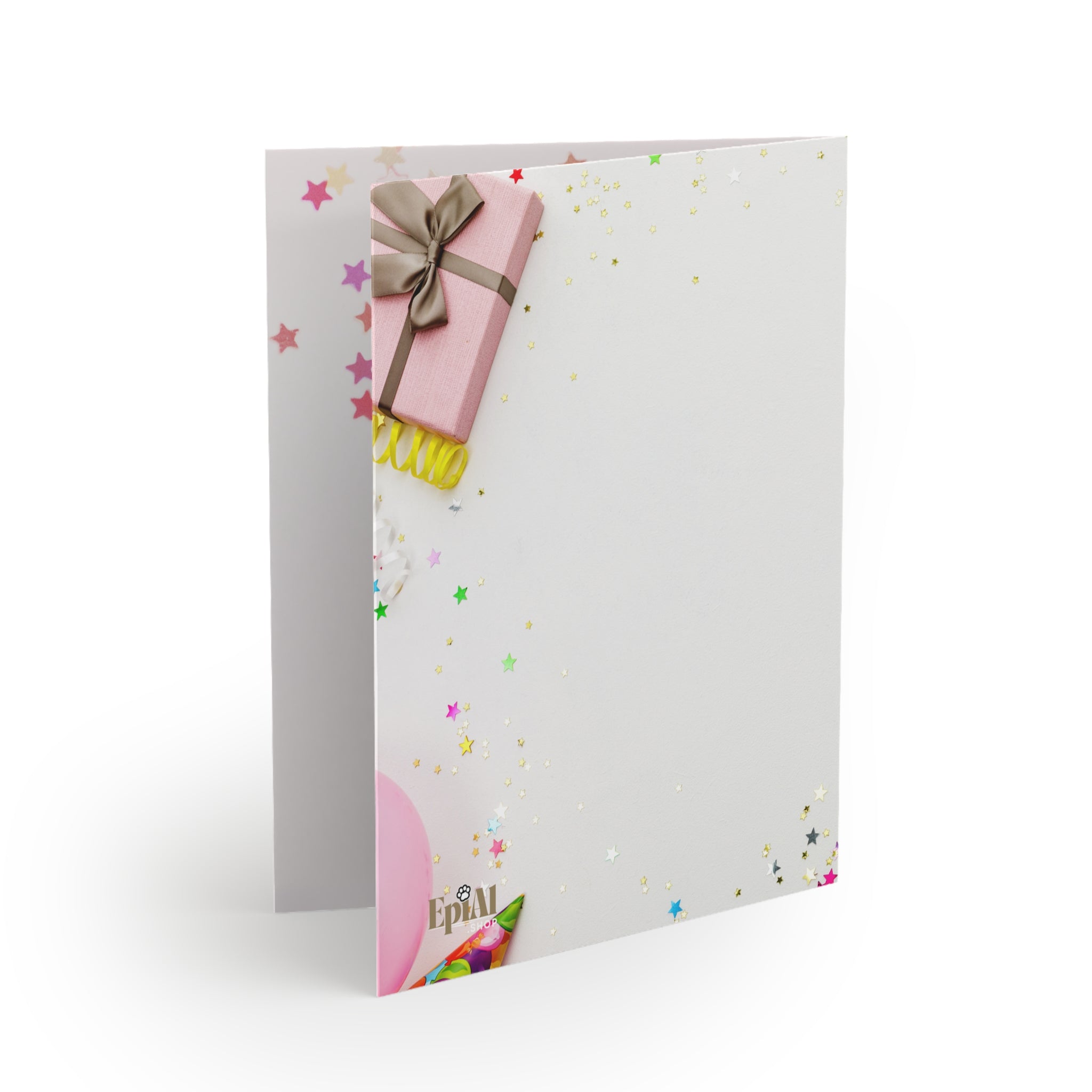 Happy Birthday from the Cat Greeting Cards, blank inside (8, 16, and 24 pcs) - Paper Products, Greeting Cards - EpiAl's Shop