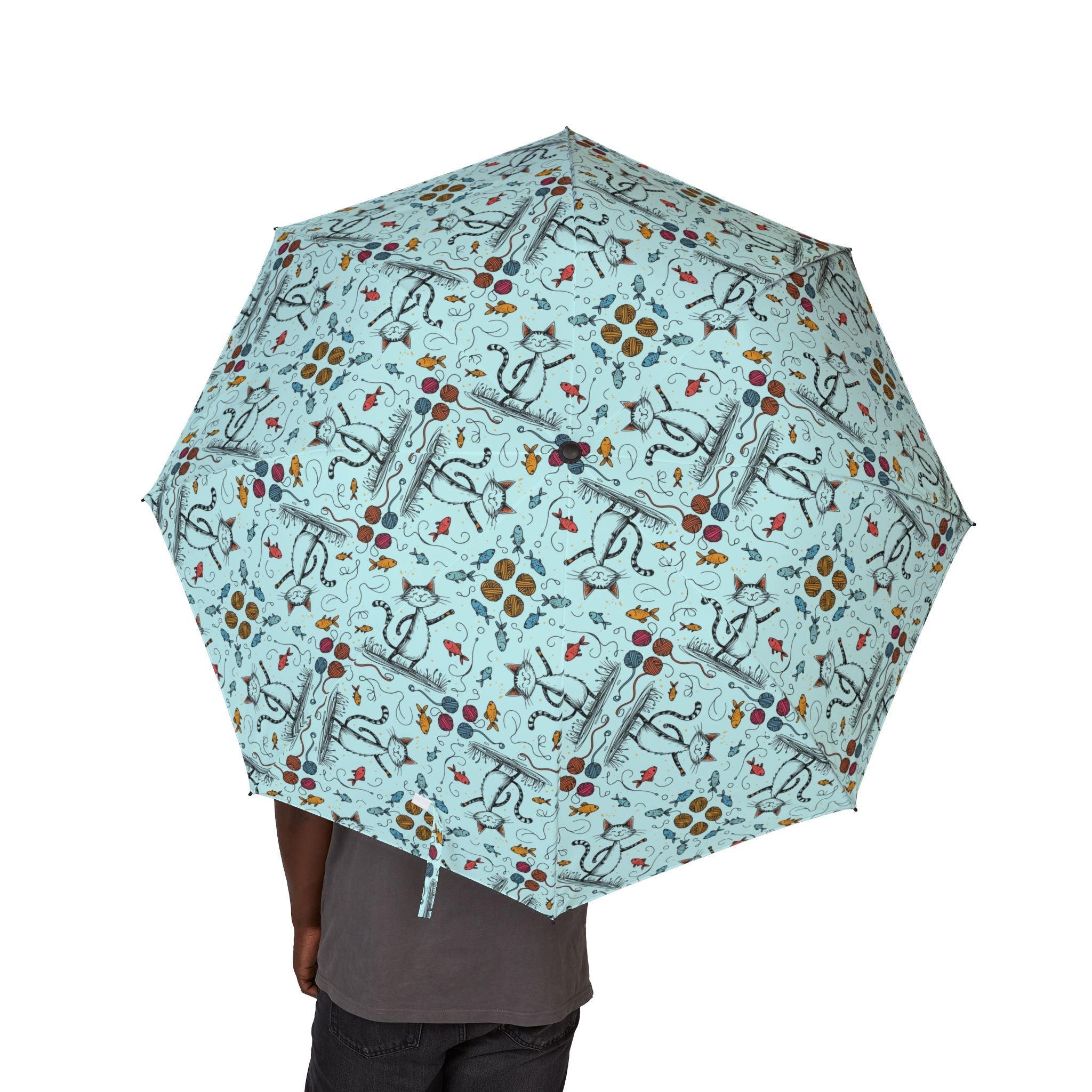 Happy Cat Patterned Umbrella for Every Occasion - Accessories, Misc., Umbrellas - EpiAl's Shop