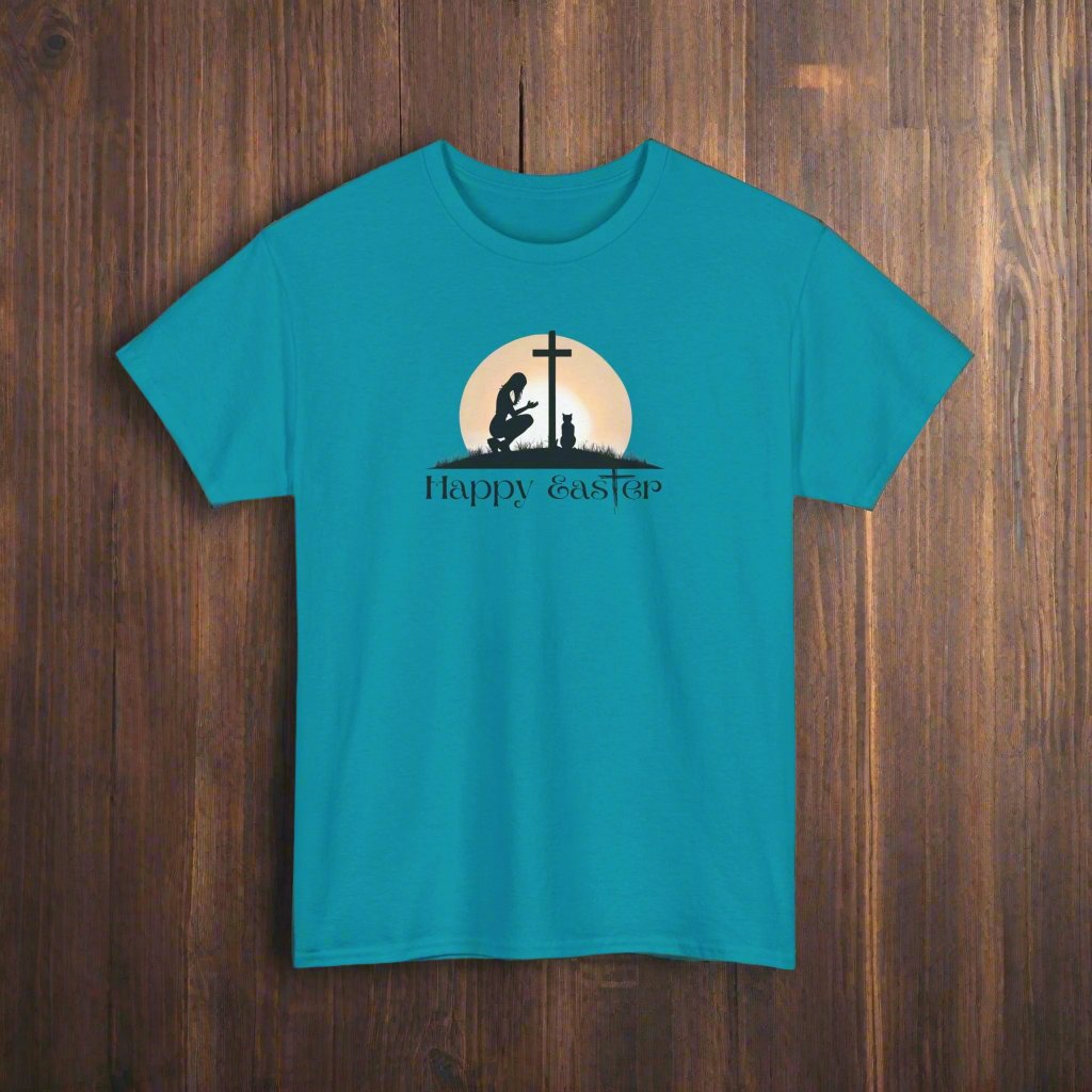 Happy Easter Unisex Heavy Cotton Tee - T-Shirt - EpiAl's Shop