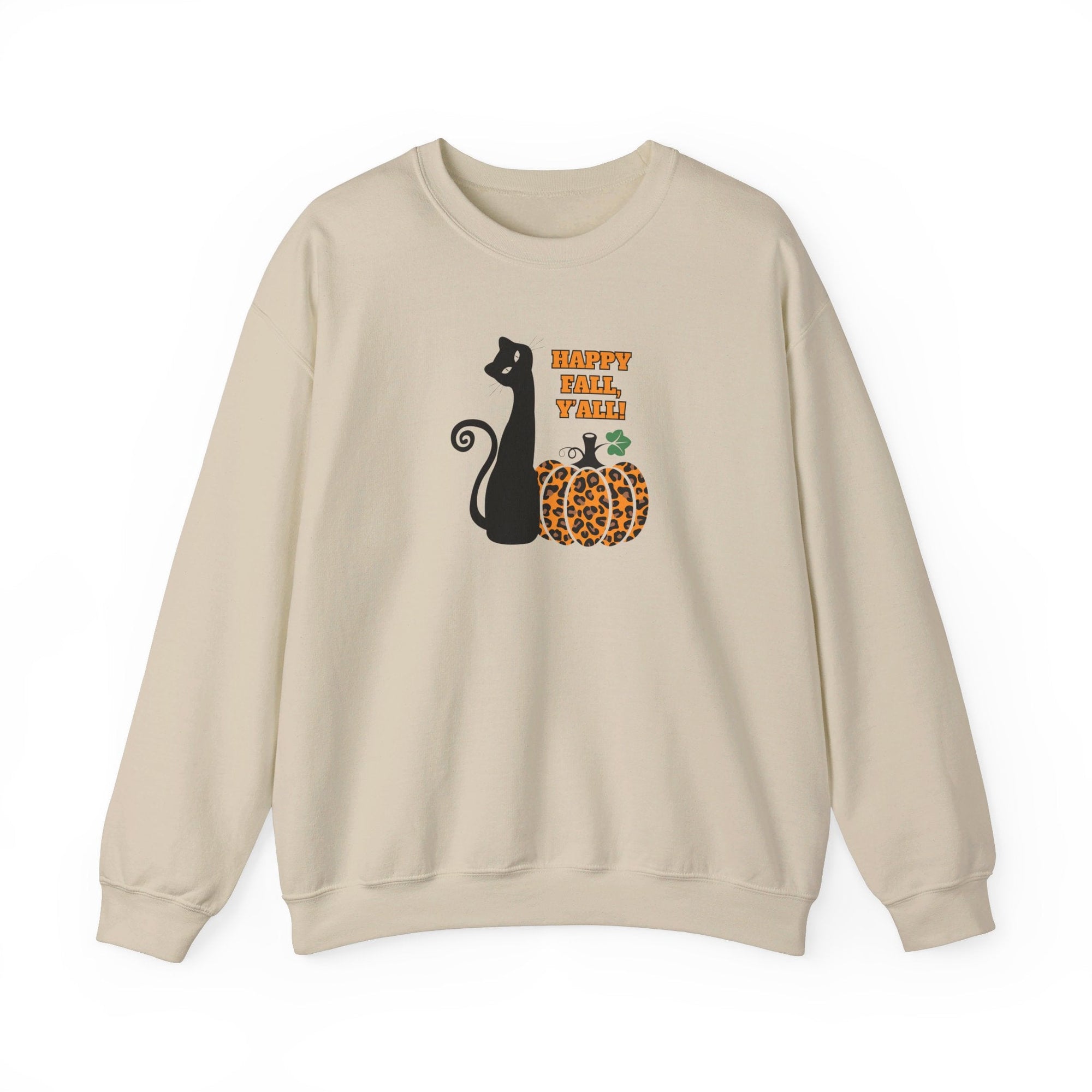 Happy Fall Y'all Unisex Heavy Blend™ Crewneck Sweatshirt - Sweatshirt - EpiAl's Shop