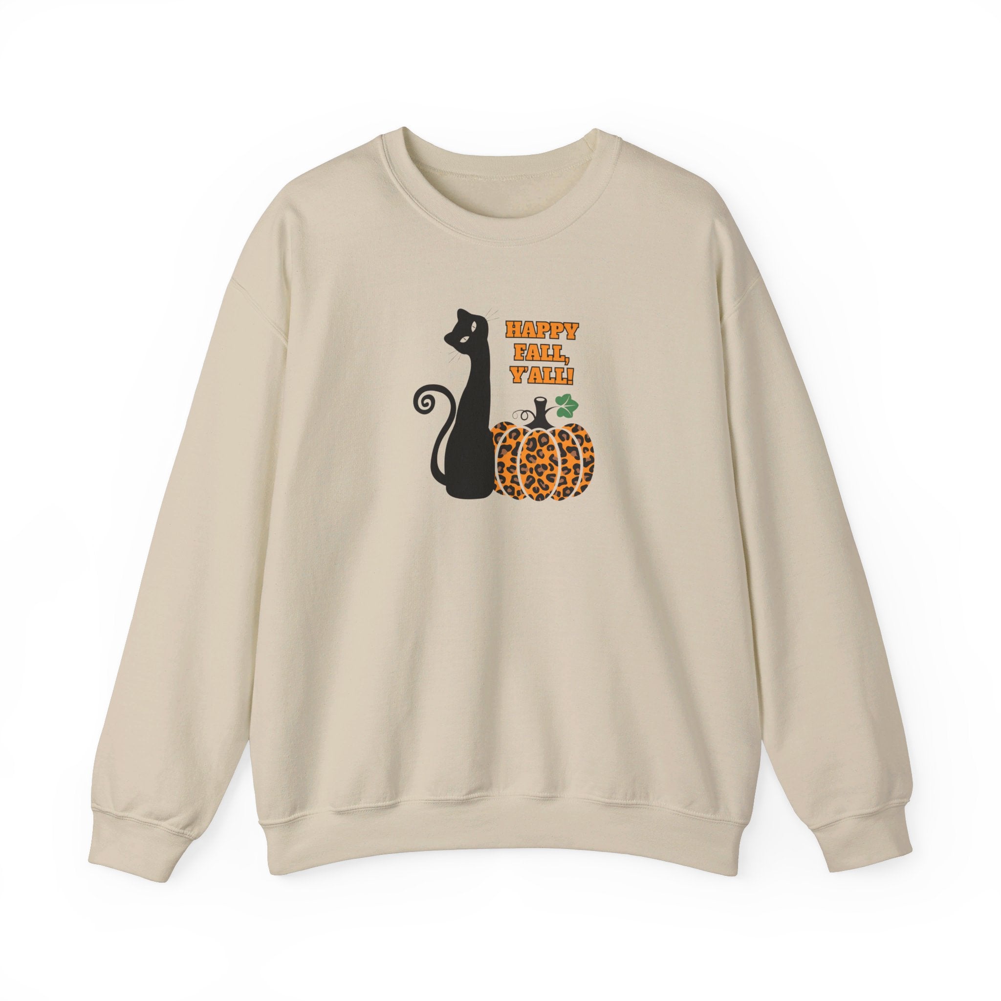 Happy Fall Y'all Unisex Heavy Blend™ Crewneck Sweatshirt - Sweatshirt - EpiAl's Shop