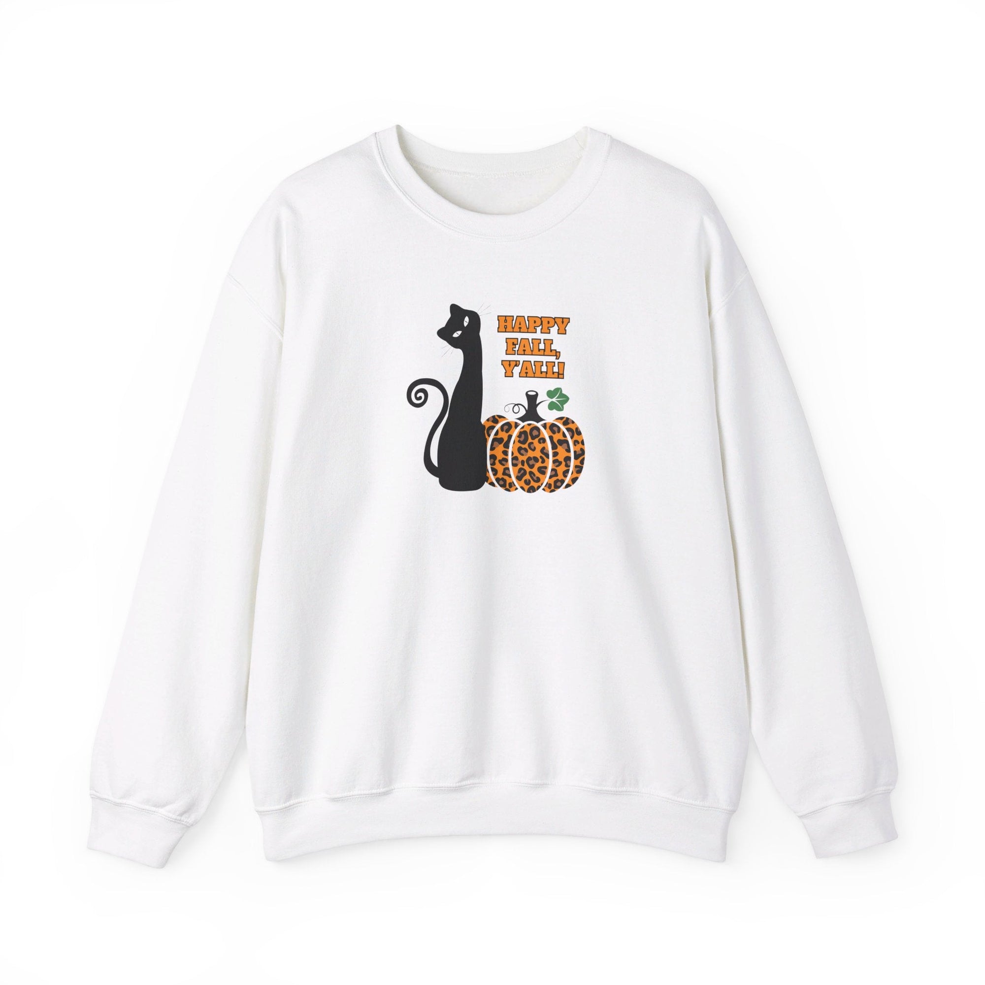 Happy Fall Y'all Unisex Heavy Blend™ Crewneck Sweatshirt - Sweatshirt - EpiAl's Shop