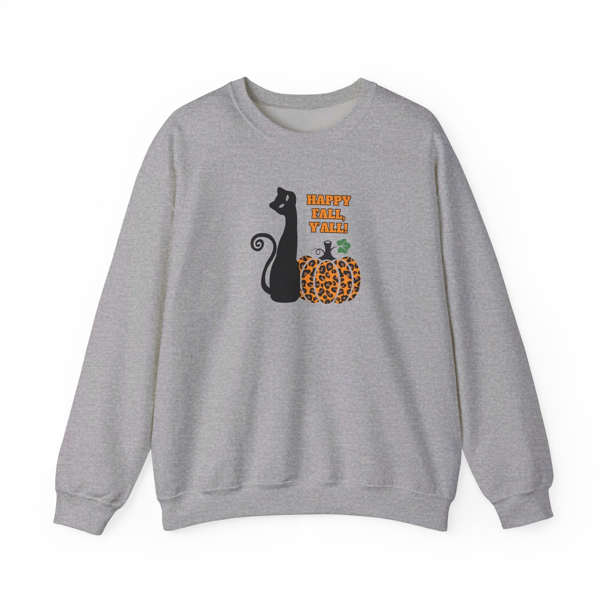 Happy Fall Y'all Unisex Heavy Blend™ Crewneck Sweatshirt - Sweatshirt - EpiAl's Shop