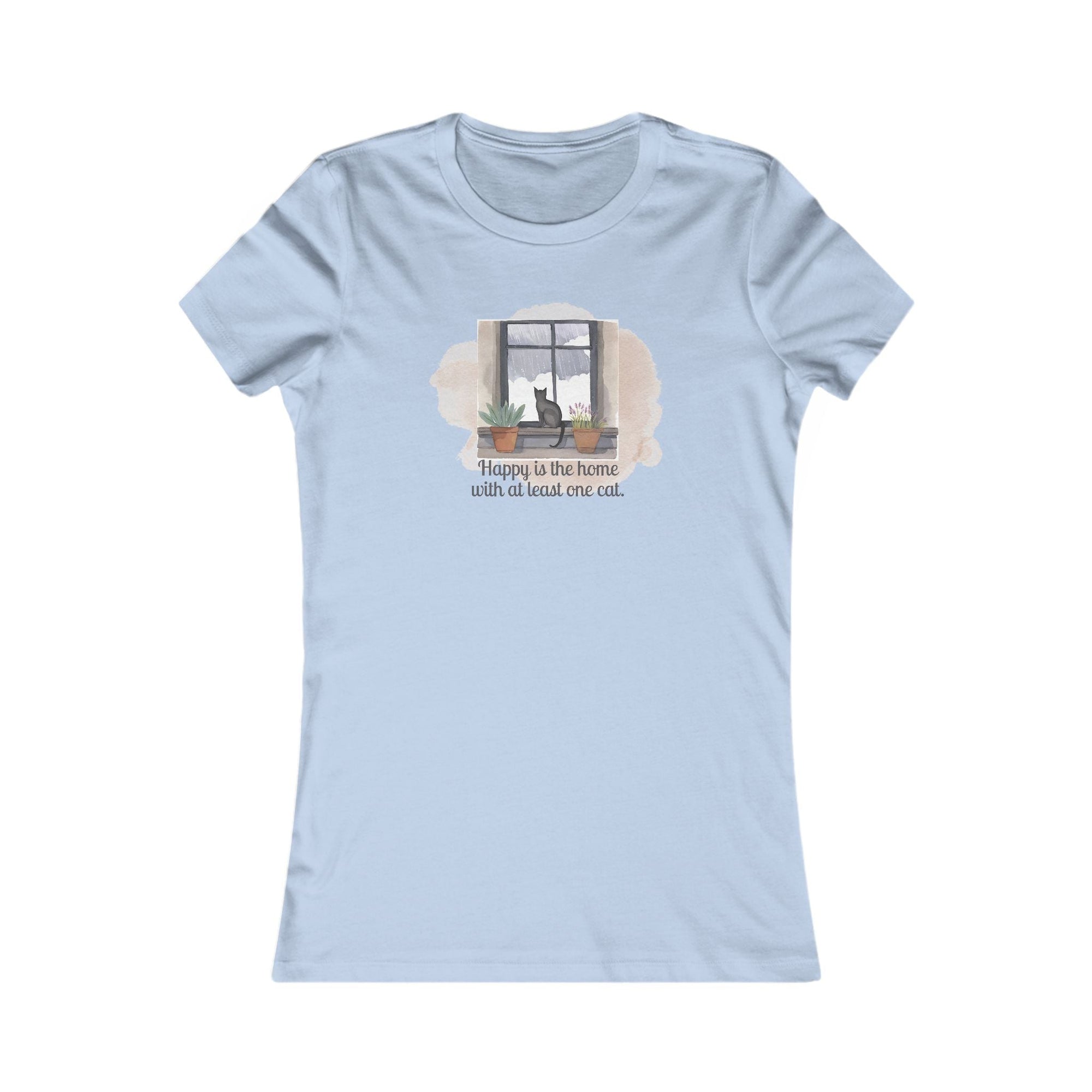 Happy Home Cat Women's Tee - Cozy Cat Lover Shirt - Clothing, T-shirts - EpiAl's Shop