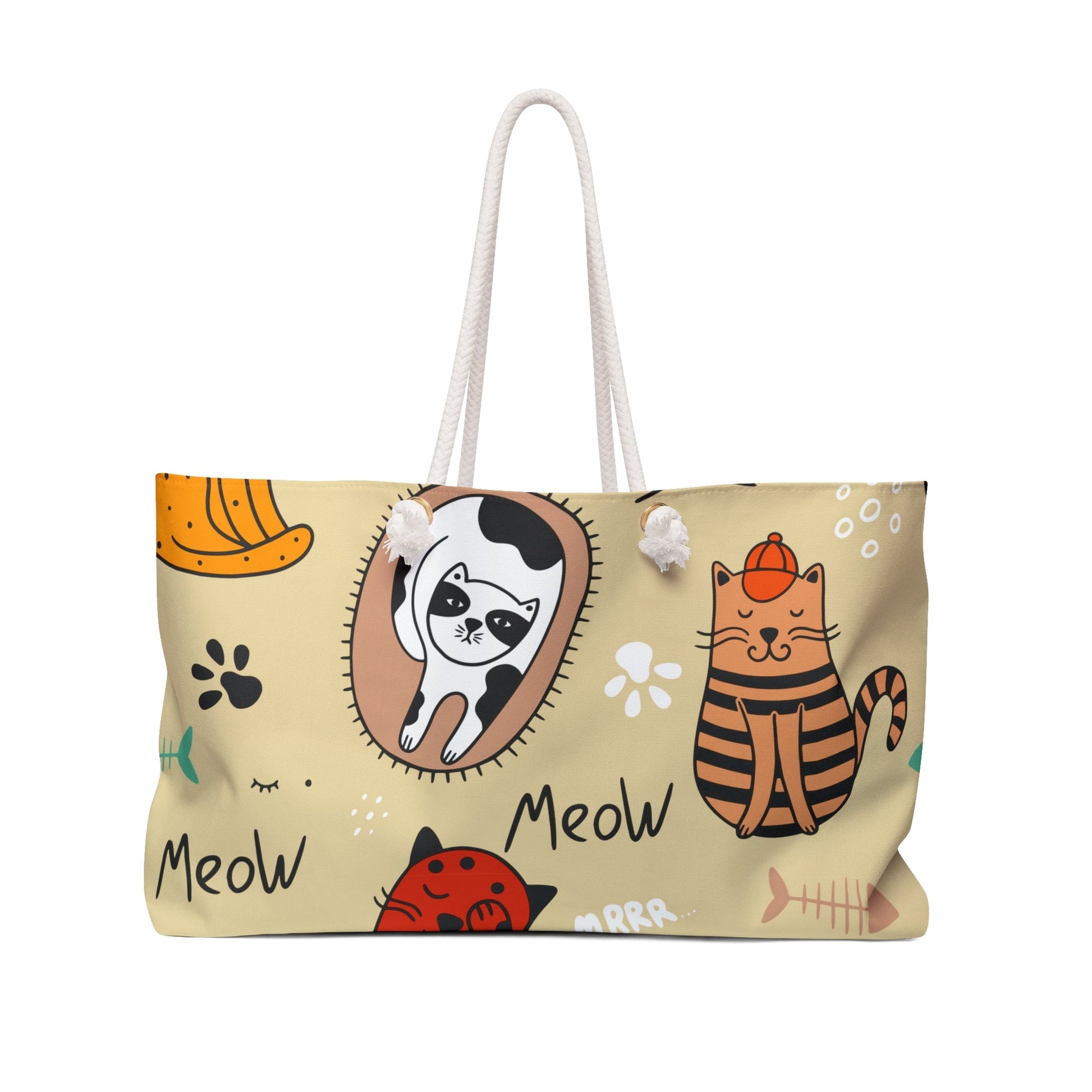 Happy Kitties Weekender Bag - Bags - Epileptic Al’s Shop