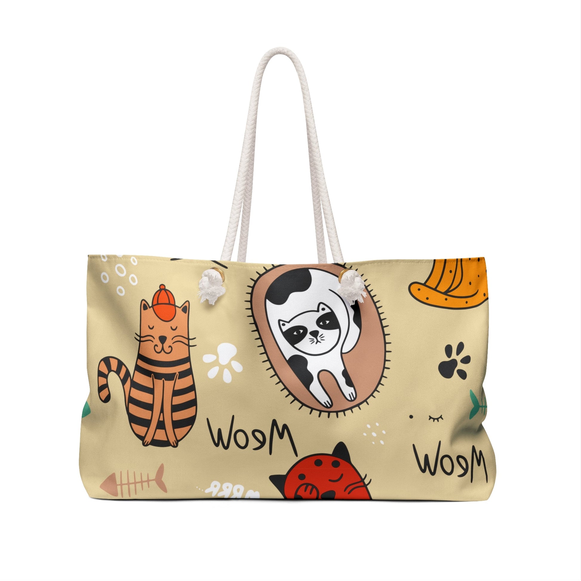 Happy Kitties Weekender Bag - Bags - Epileptic Al’s Shop