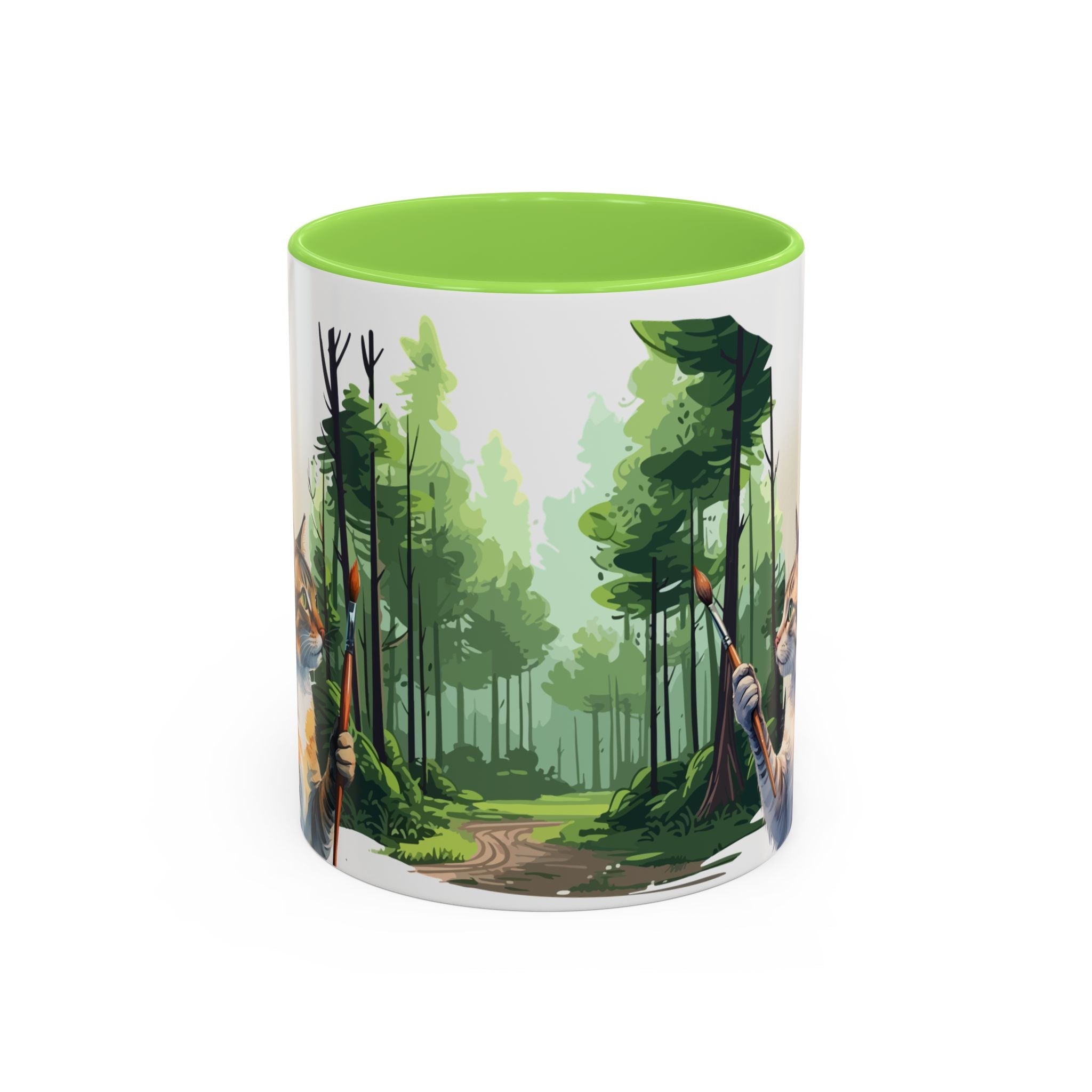 Happy Little Trees Colorful Mug - Drinkware, Coffee Mugs - EpiAl's Shop