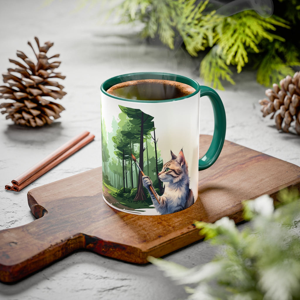 Happy Little Trees Colorful Mug - Drinkware, Coffee Mugs - EpiAl's Shop