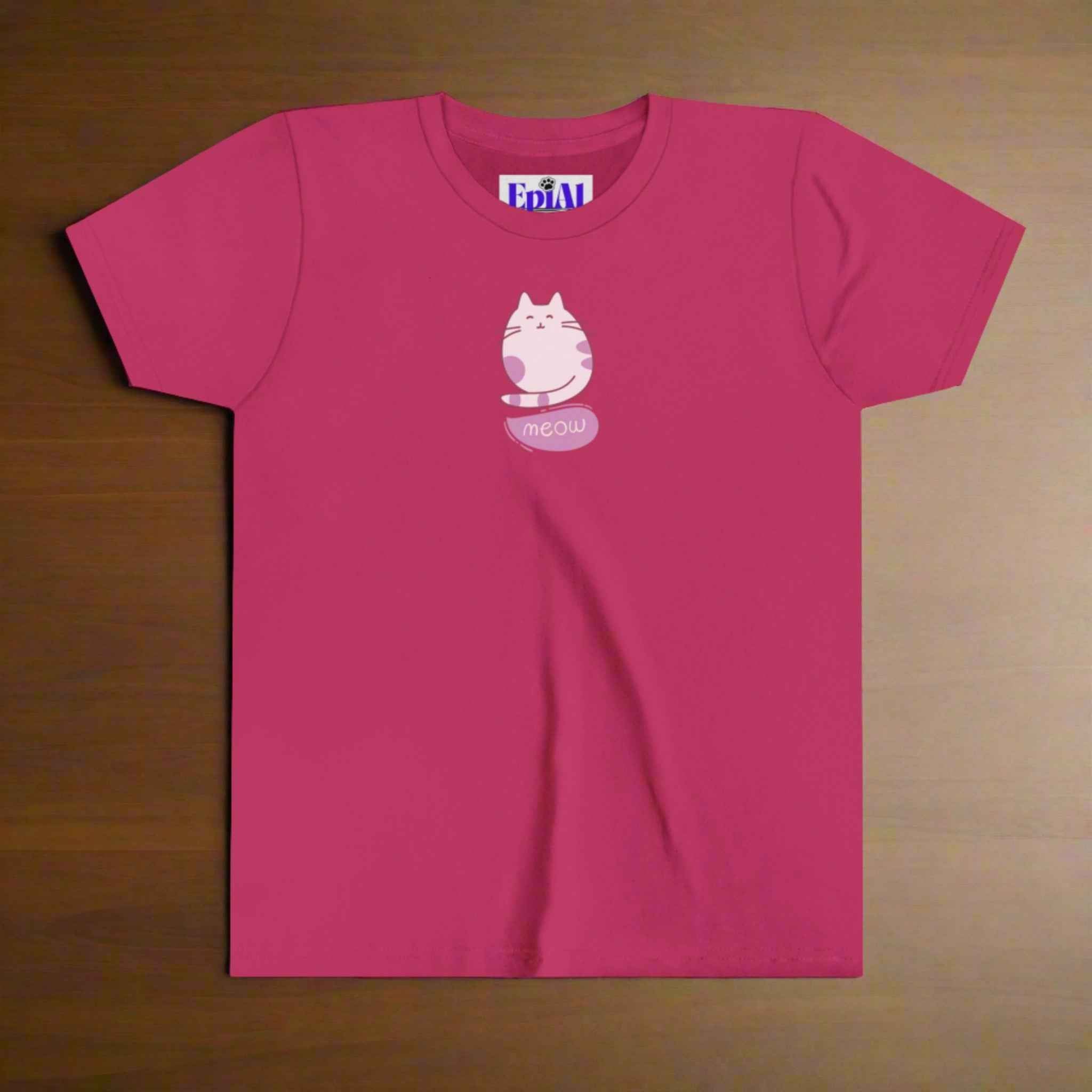 Harlynn Meow Kitty Youth Tee for Fun and Stylish Style - EpiAl's Shop