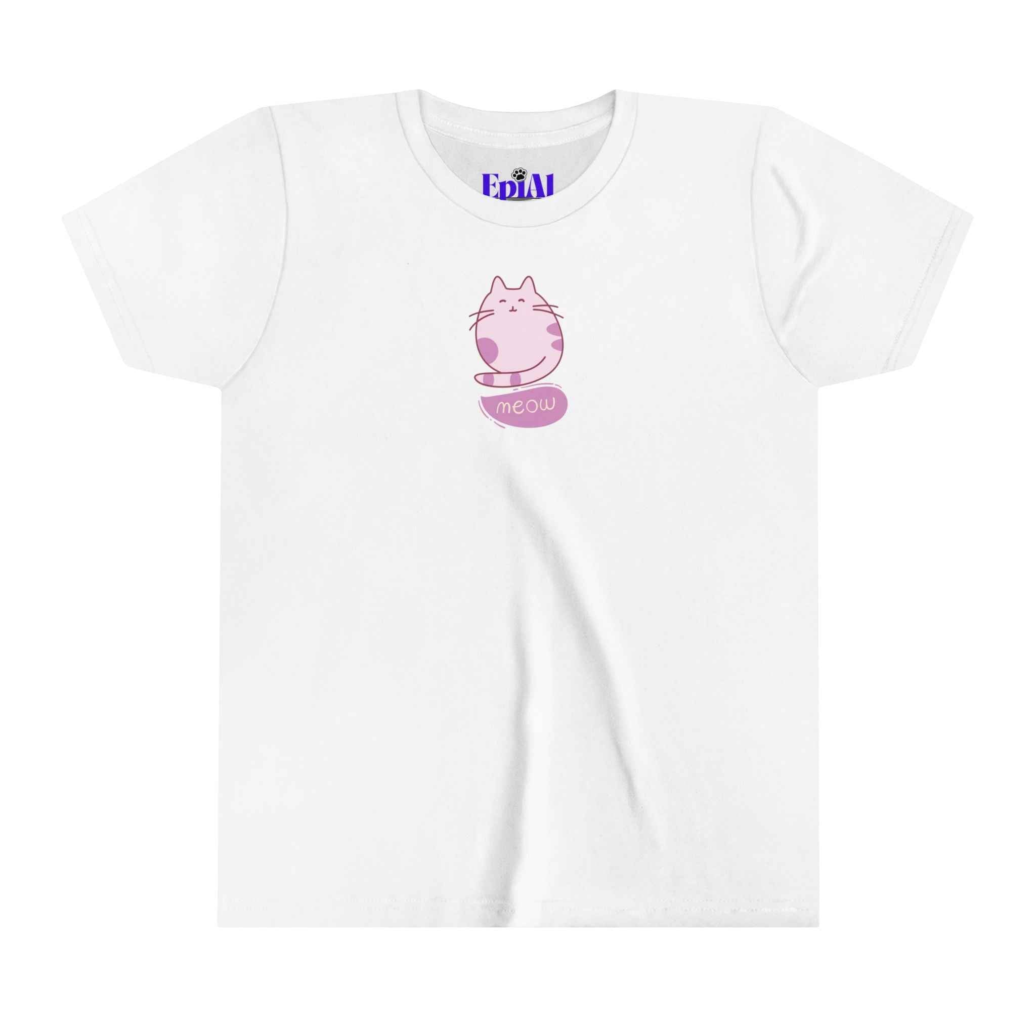 Harlynn Meow Kitty Youth Tee for Fun and Stylish Style - EpiAl's Shop