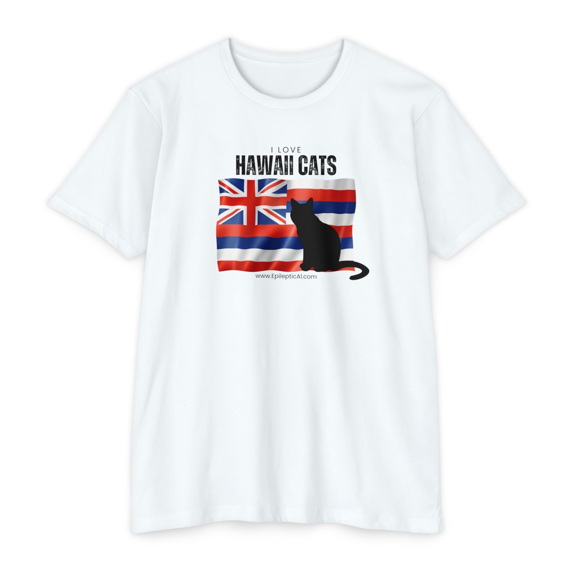 Hawaii Cats Unisex CVC Jersey T - shirt - T - Shirt - Epileptic Al’s Shop