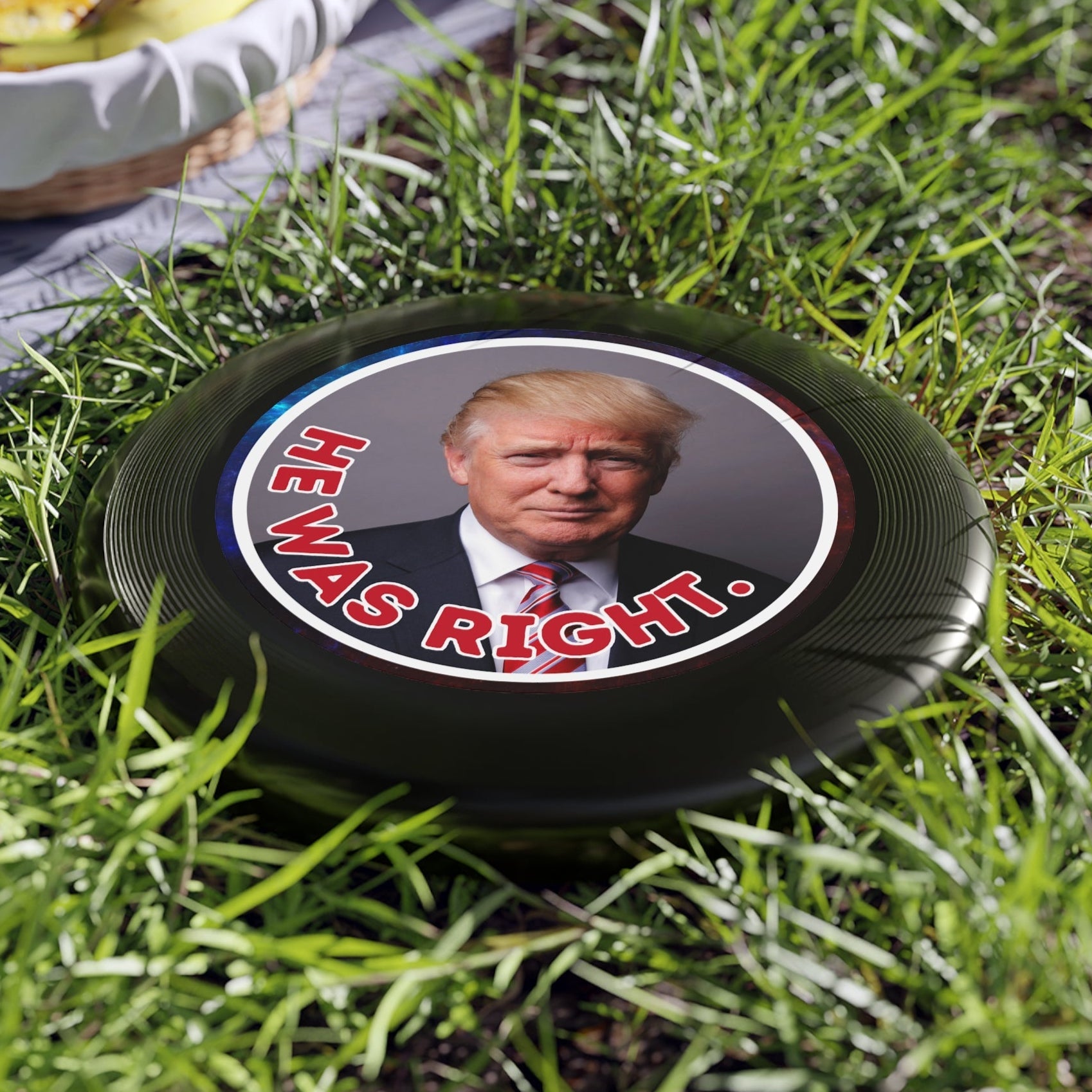 He Was Right Political Themed Frisbee - Fun Outdoor Game - Toys & Games, Flying Disc - EpiAl's Shop