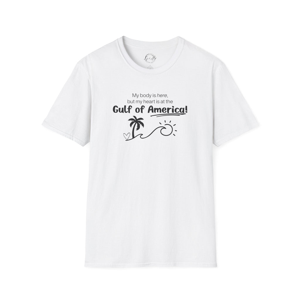 Heart at the Gulf Graphic T-Shirt - Perfect for Beach Lovers - Clothing, T-shirts - EpiAl's Shop