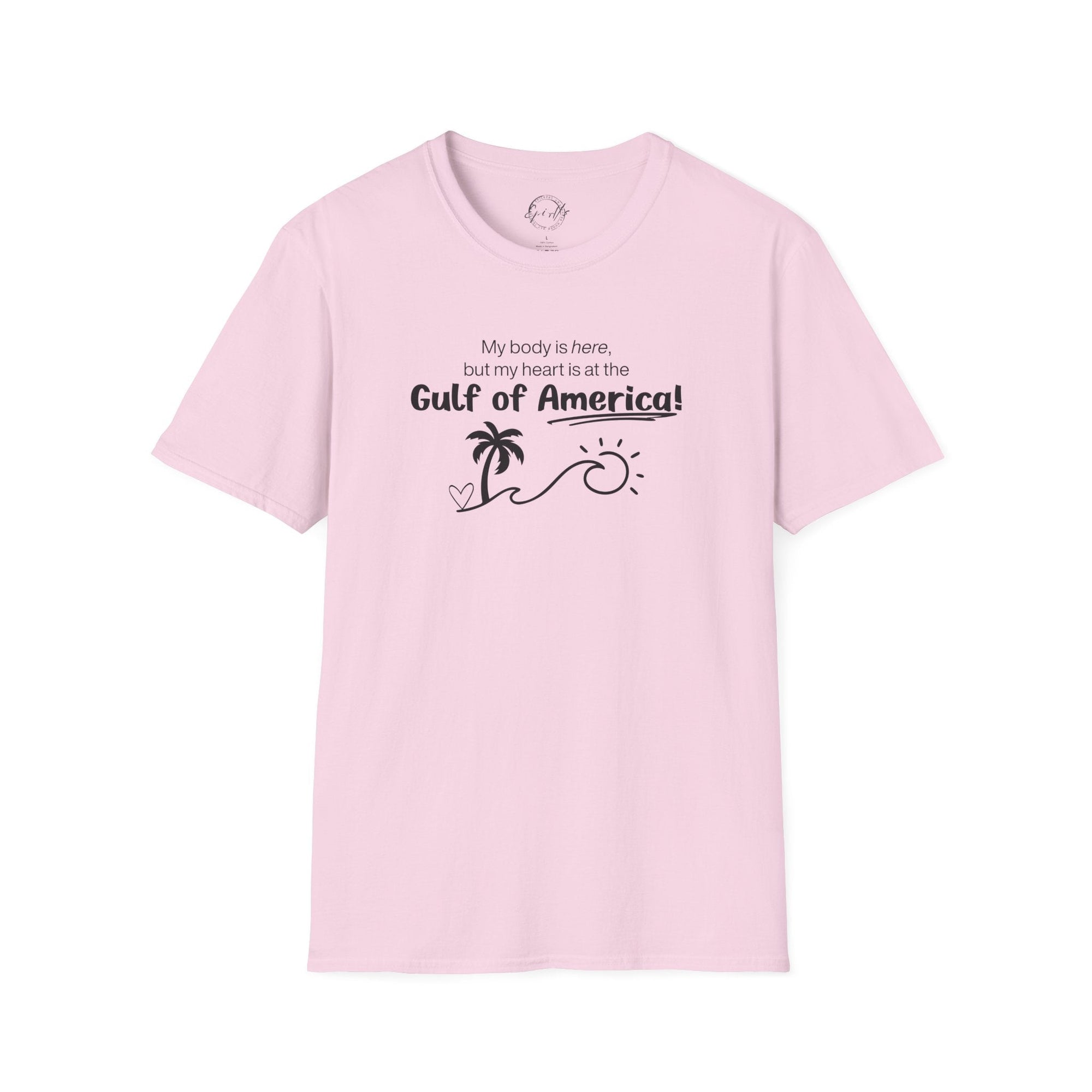 Heart at the Gulf Graphic T-Shirt - Perfect for Beach Lovers - Clothing, T-shirts - EpiAl's Shop