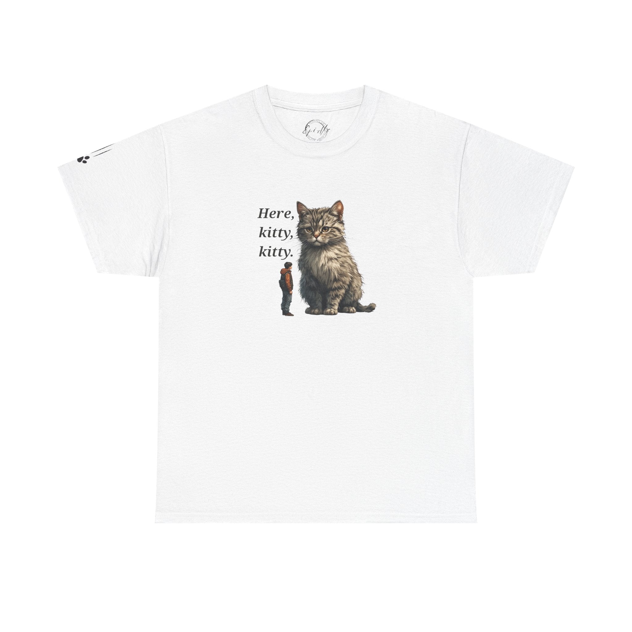 Here Kitty Kitty Tee, Funny Animal Shirt - Clothing, T-shirts - EpiAl's Shop