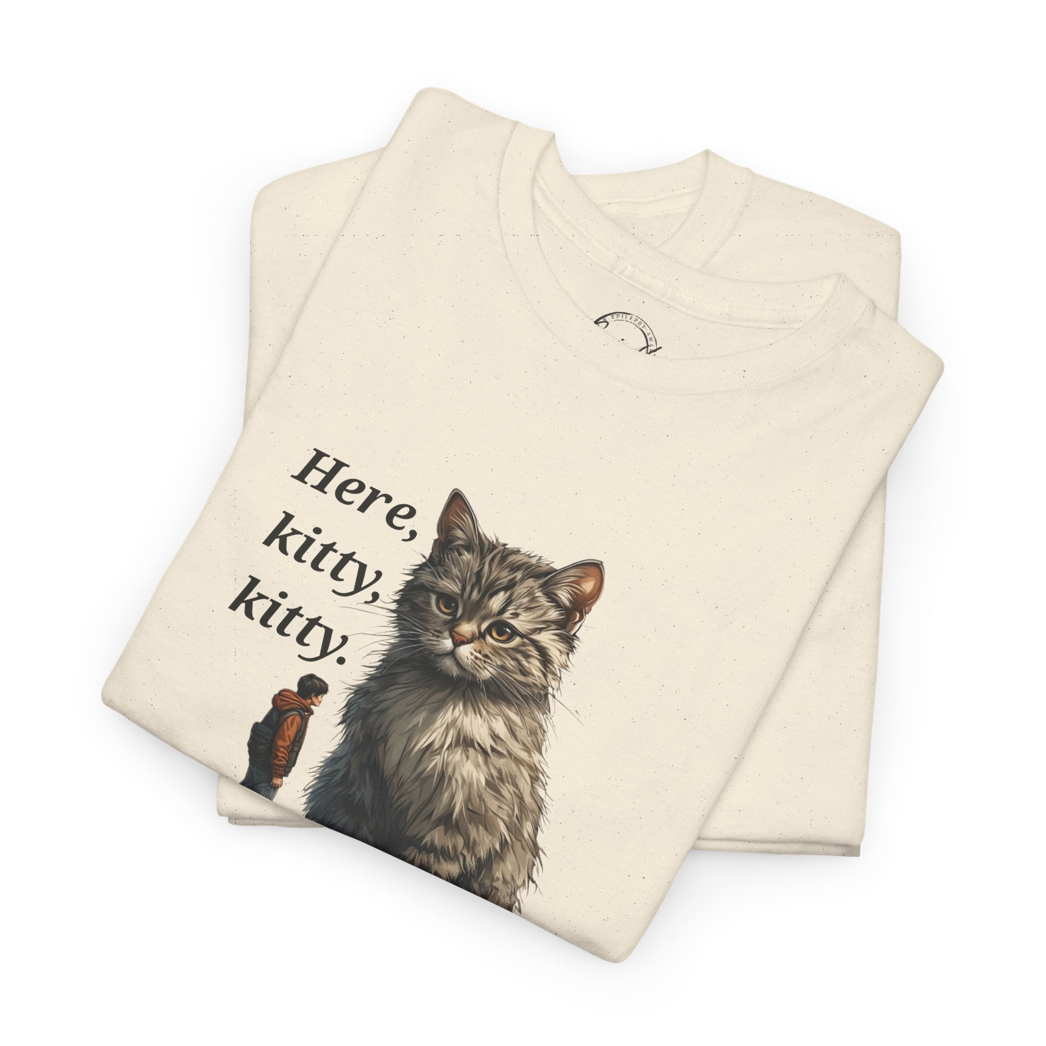 Here Kitty Kitty Tee, Funny Animal Shirt - Clothing, T-shirts - EpiAl's Shop