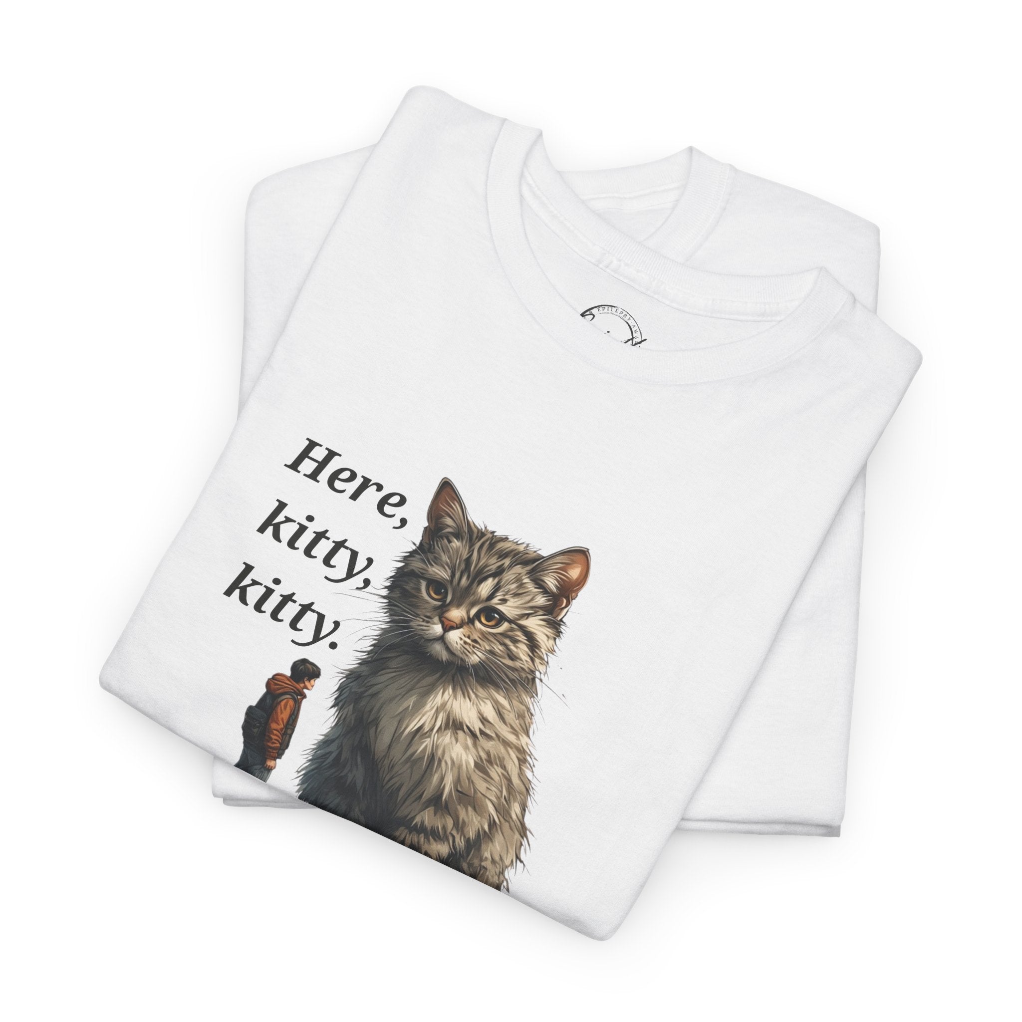 Here Kitty Kitty Tee, Funny Animal Shirt - Clothing, T-shirts - EpiAl's Shop