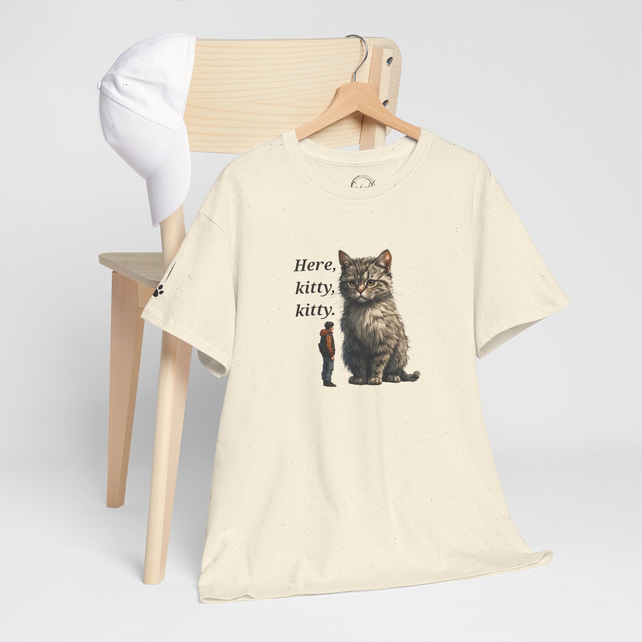 Here Kitty Kitty Tee, Funny Animal Shirt - Clothing, T-shirts - EpiAl's Shop