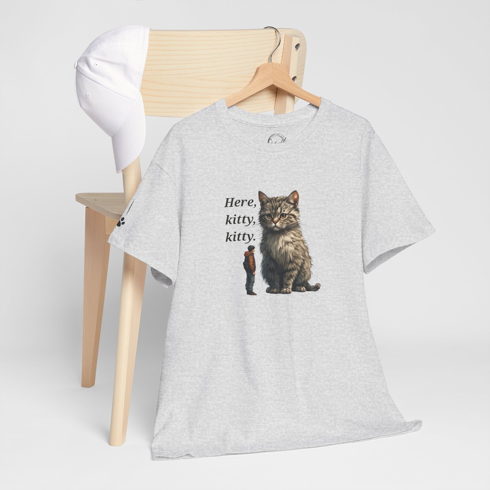 Here Kitty Kitty Tee, Funny Animal Shirt - Clothing, T-shirts - EpiAl's Shop