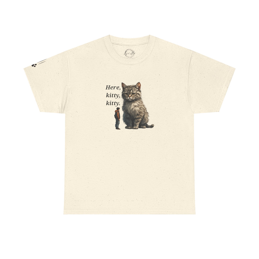 Here Kitty Kitty Tee, Funny Animal Shirt - Clothing, T-shirts - EpiAl's Shop