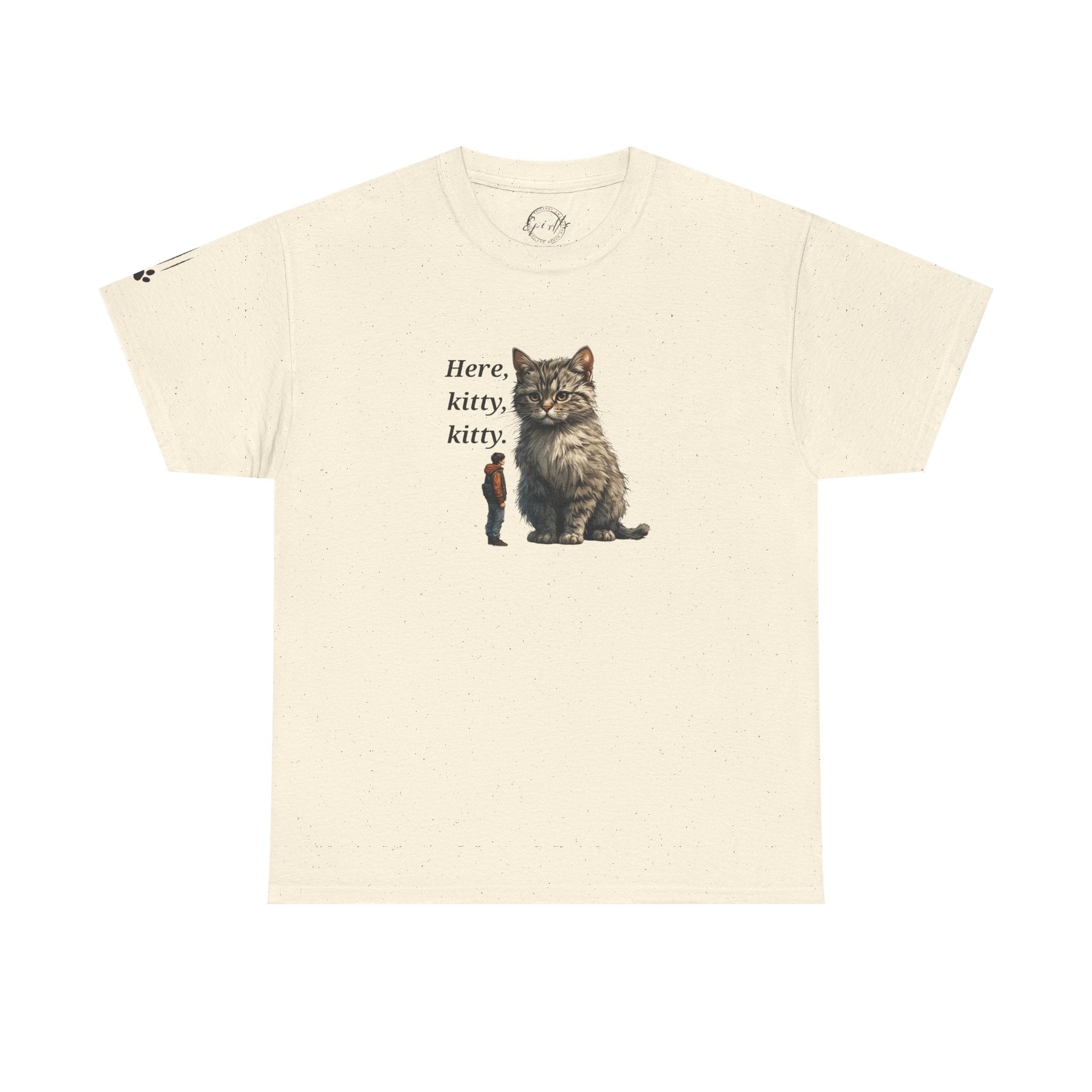 Here Kitty Kitty Tee, Funny Animal Shirt - Clothing, T-shirts - EpiAl's Shop