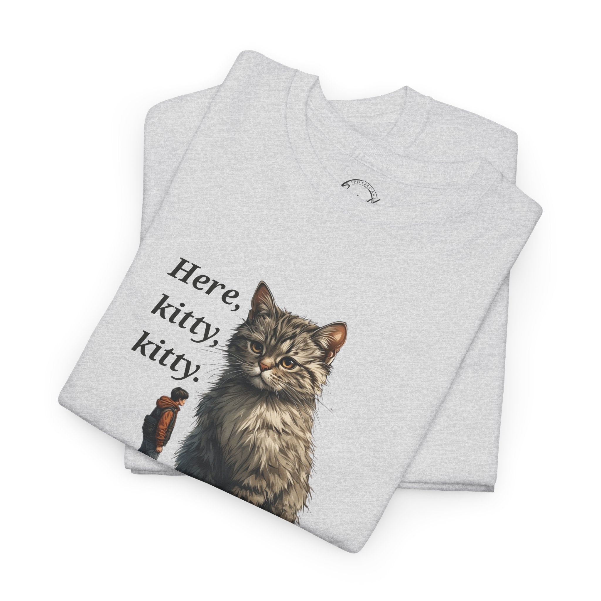 Here Kitty Kitty Tee, Funny Animal Shirt - Clothing, T-shirts - EpiAl's Shop