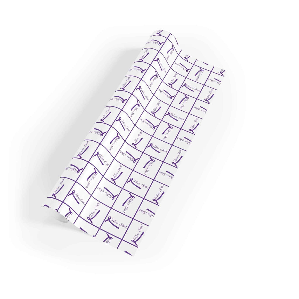 “Here. Still.” Wrapping Paper — Elegant Epilepsy Awareness Gift Wrap - Gift Wrap, Paper - EpiAl's Shop