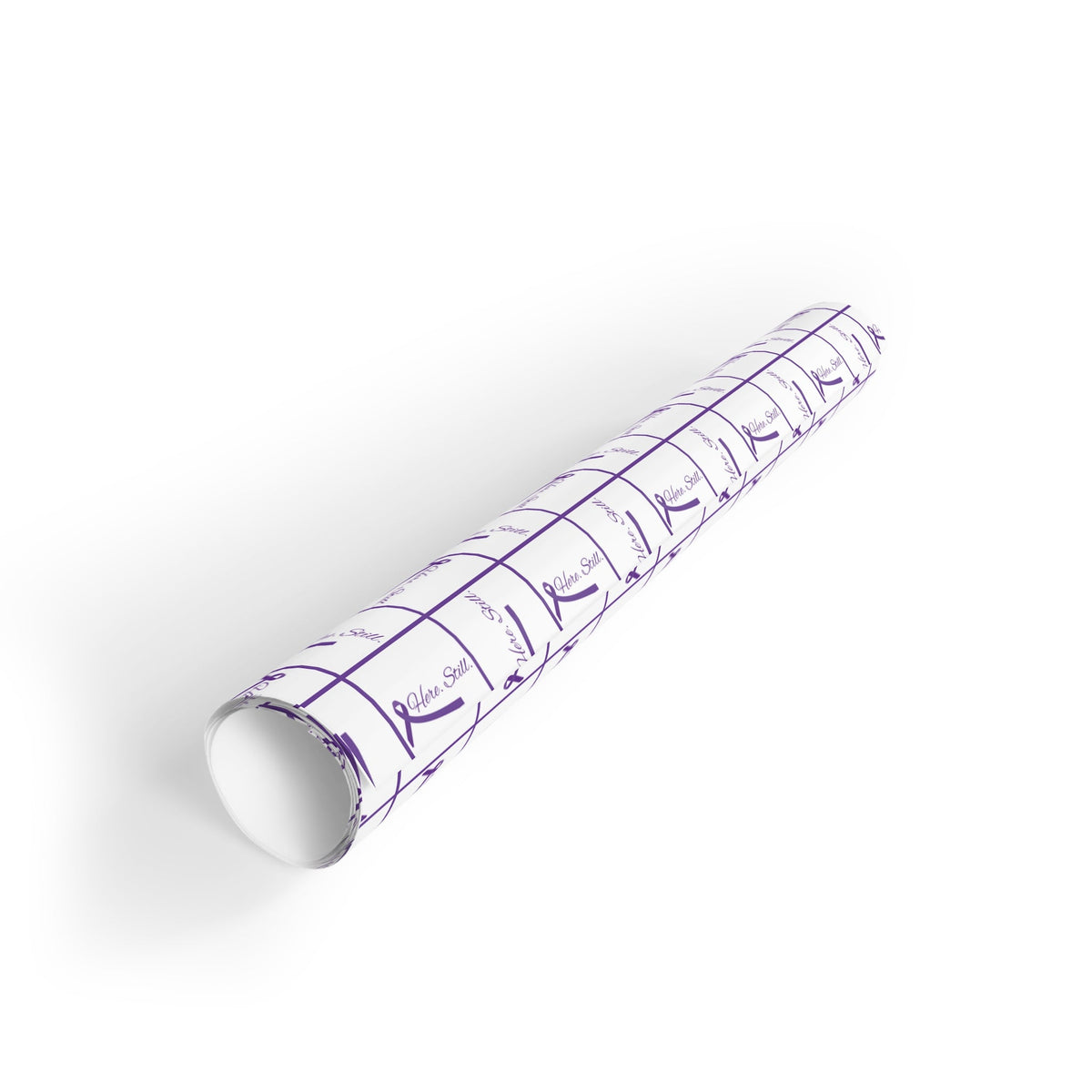 “Here. Still.” Wrapping Paper — Elegant Epilepsy Awareness Gift Wrap - Gift Wrap, Paper - EpiAl's Shop