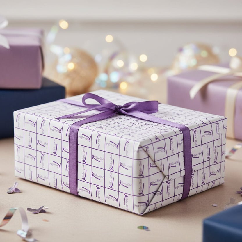 “Here. Still.” Wrapping Paper — Elegant Epilepsy Awareness Gift Wrap - Gift Wrap, Paper - EpiAl's Shop