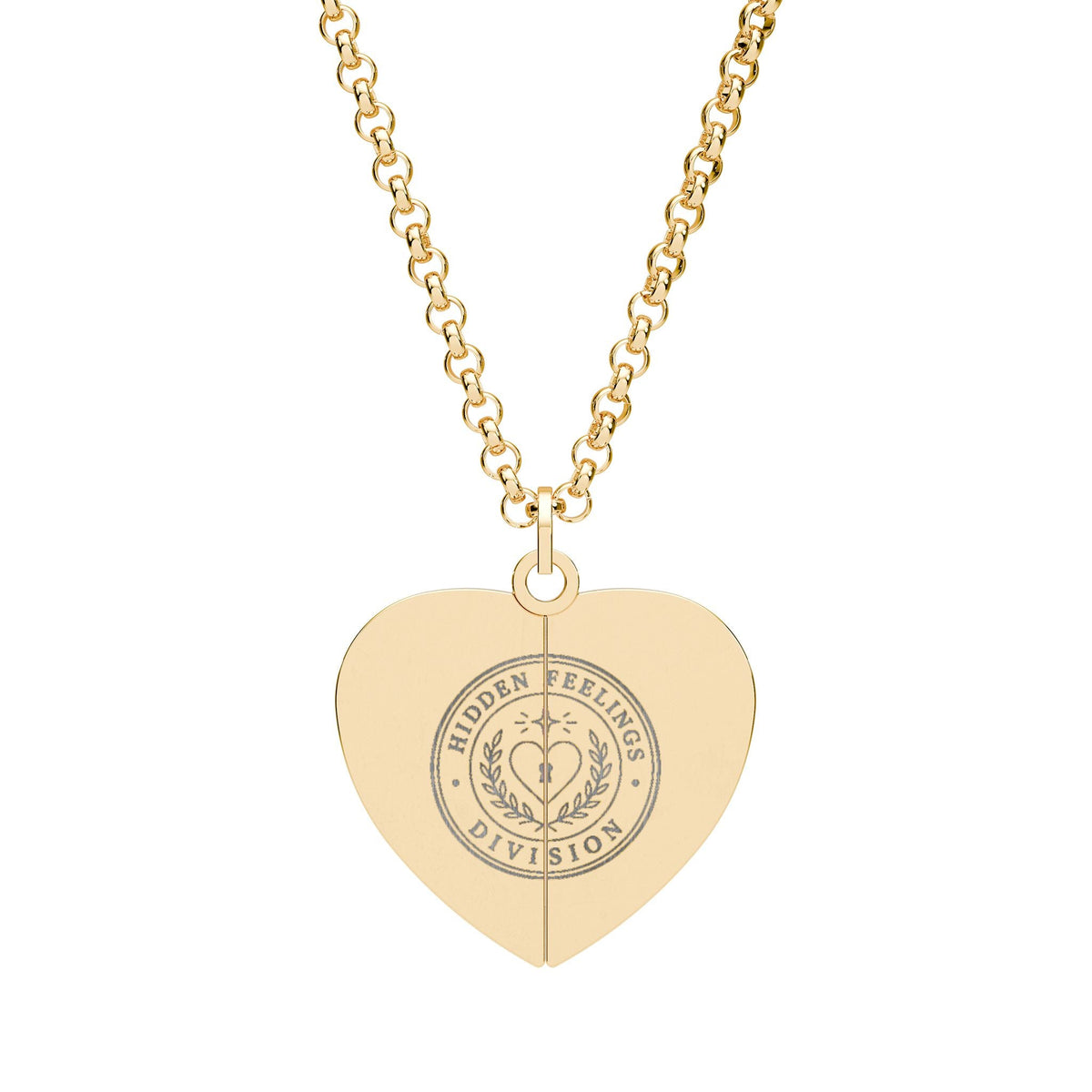 Hidden Feelings Division Hidden Message Heart Necklace | “Still Here” - Jewelry, Necklaces - EpiAl's Shop