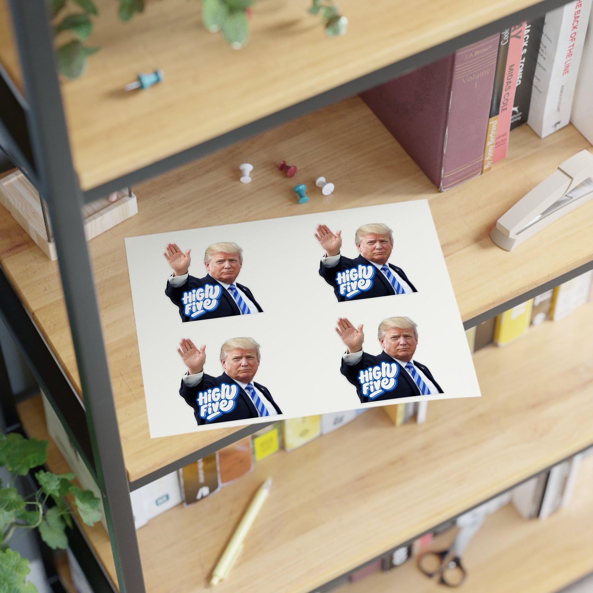 High Five Sticker Sheets - Fun Political Stickers - Paper Products, Stickers - EpiAl's Shop