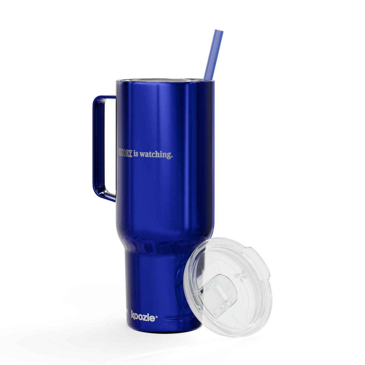 History Is Watching 40oz Insulated Tumbler – Engraved Travel Mug with Handle - Drinkware, Tumblers & Travel Mugs - EpiAl's Shop