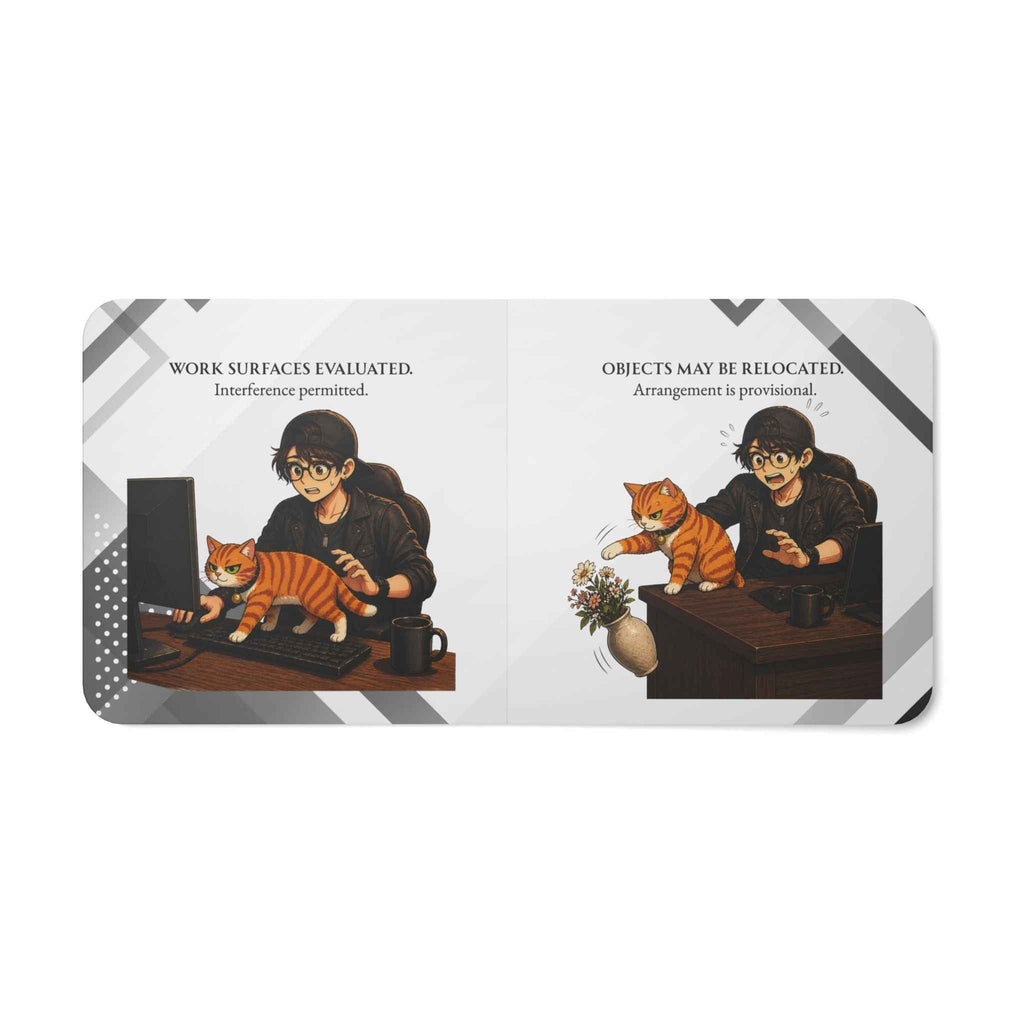Household Compliance Handbook Board Book | Cat Authority Faux Government Humor - Books, Board - EpiAl's Shop