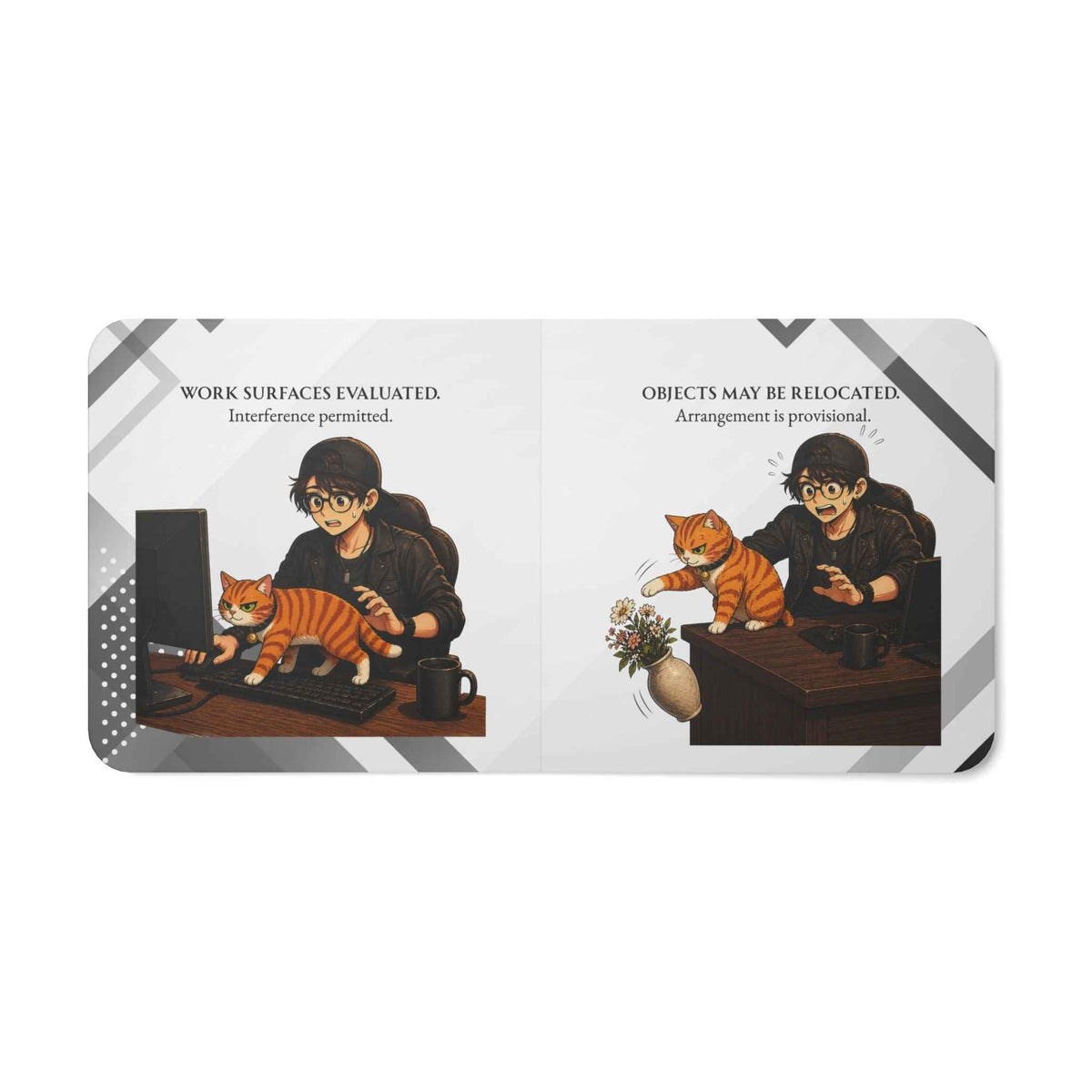 Household Compliance Handbook Board Book | Cat Authority Faux Government Humor - Books, Board - EpiAl's Shop