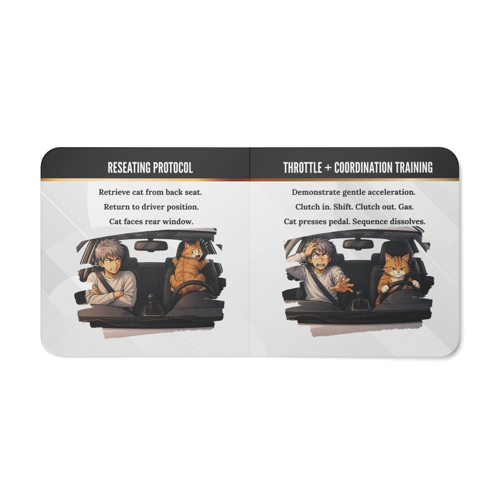 How to Teach Your Cat to Drive Stick | Absurd Board Book for Adults - Books, Board - EpiAl's Shop