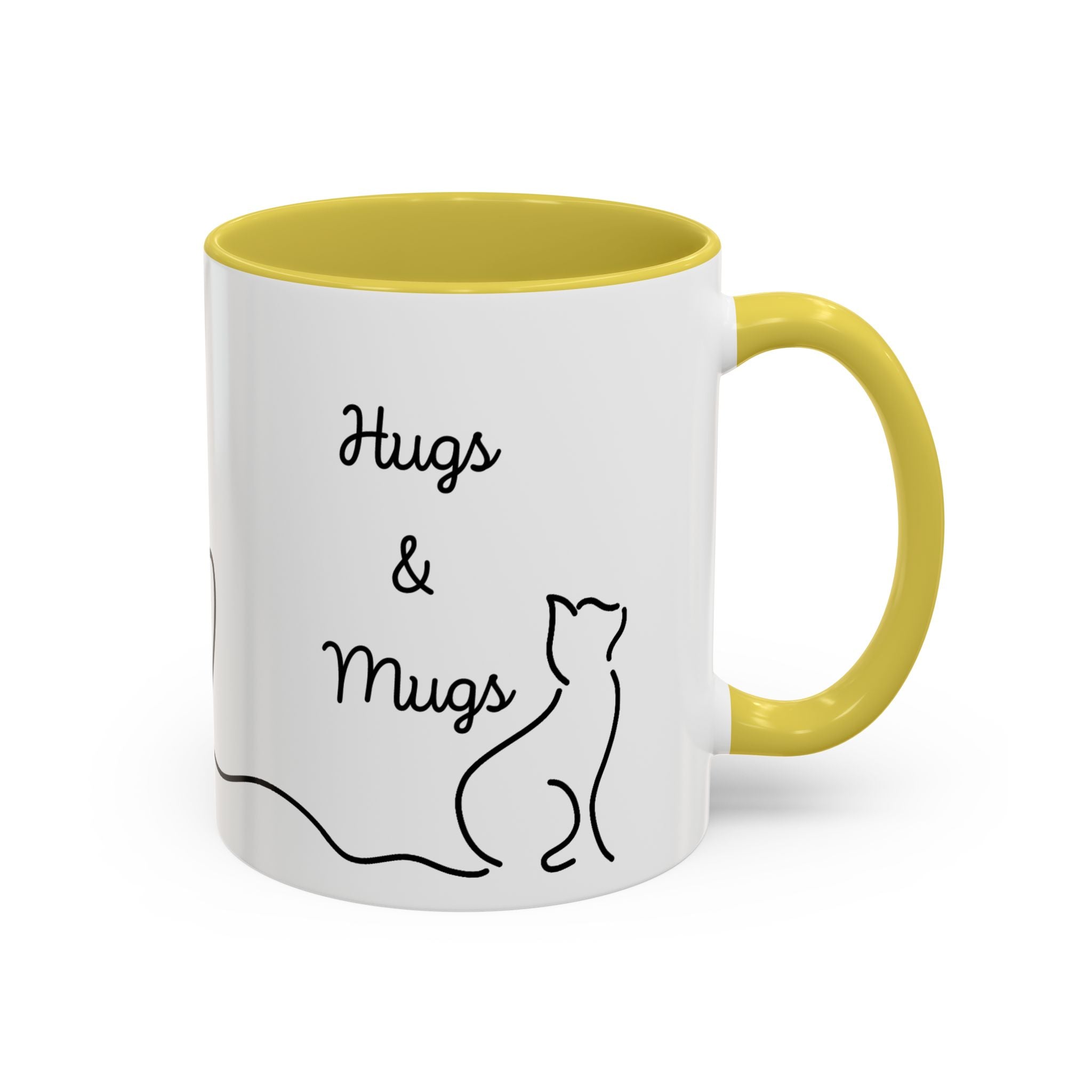 Hugs & Mugs Vibrant Color Coffee Mug - Drinkware, Coffee Mugs - EpiAl's Shop