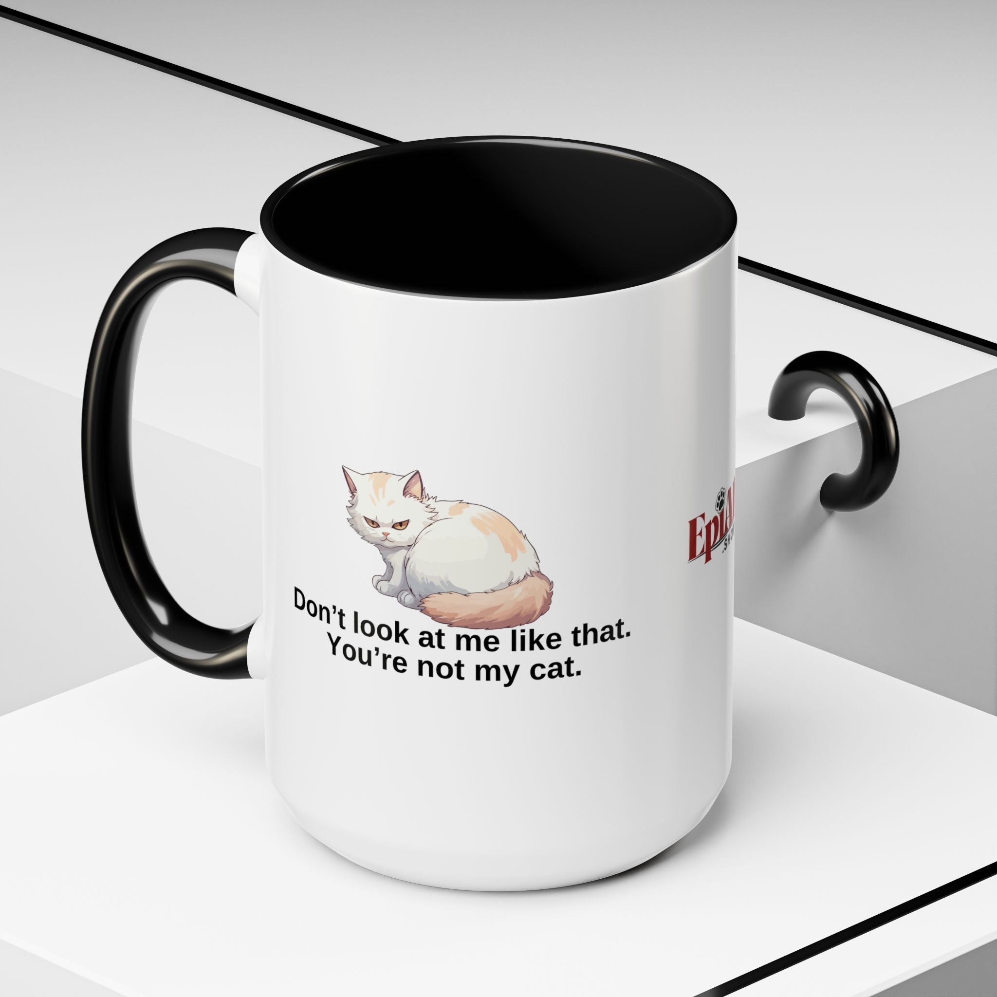 Humorous Cat Lover's Coffee Mug - 11/15oz Accent Mug - Drinkware, Coffee Mugs - EpiAl's Shop
