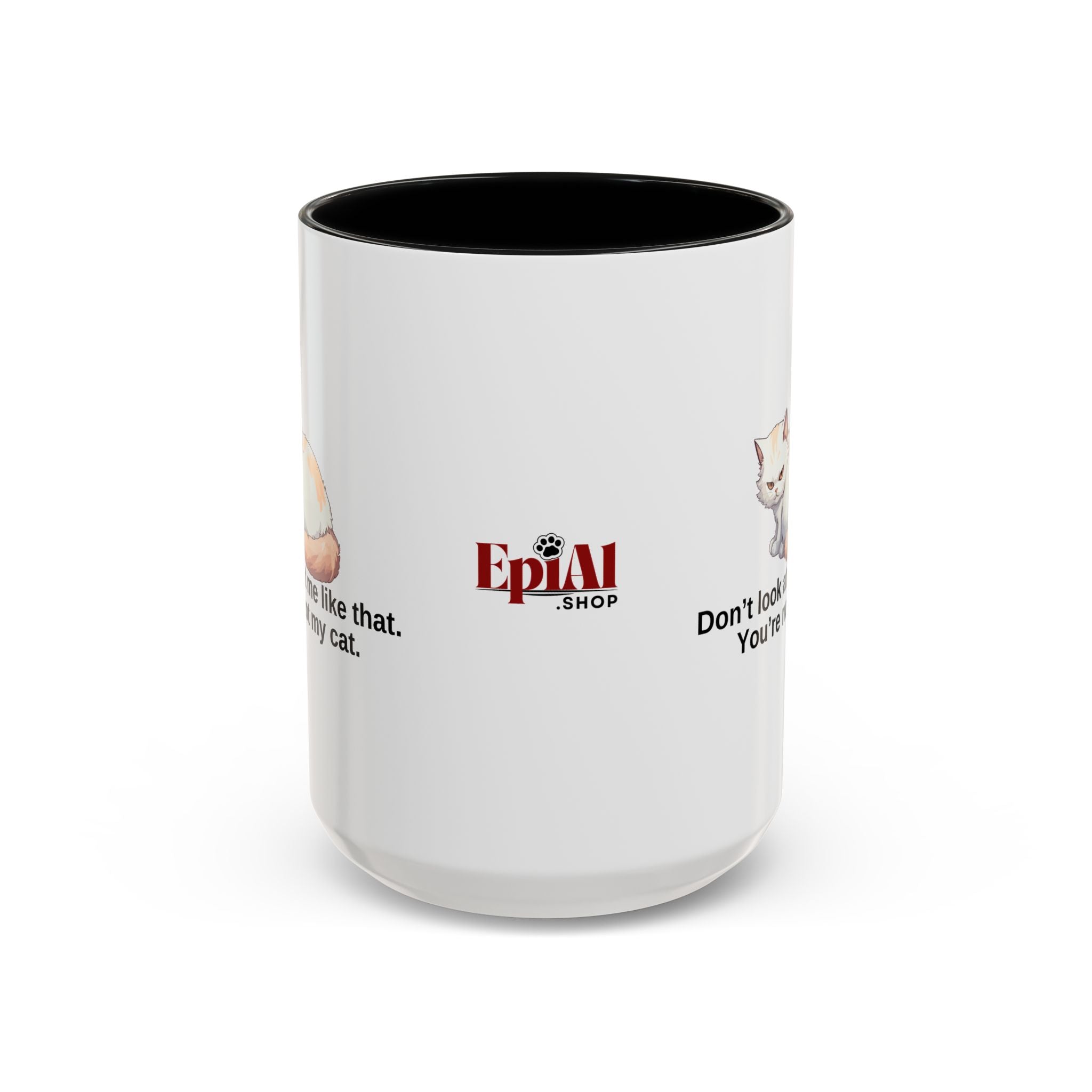 Humorous Cat Lover's Coffee Mug - 11/15oz Accent Mug - Drinkware, Coffee Mugs - EpiAl's Shop