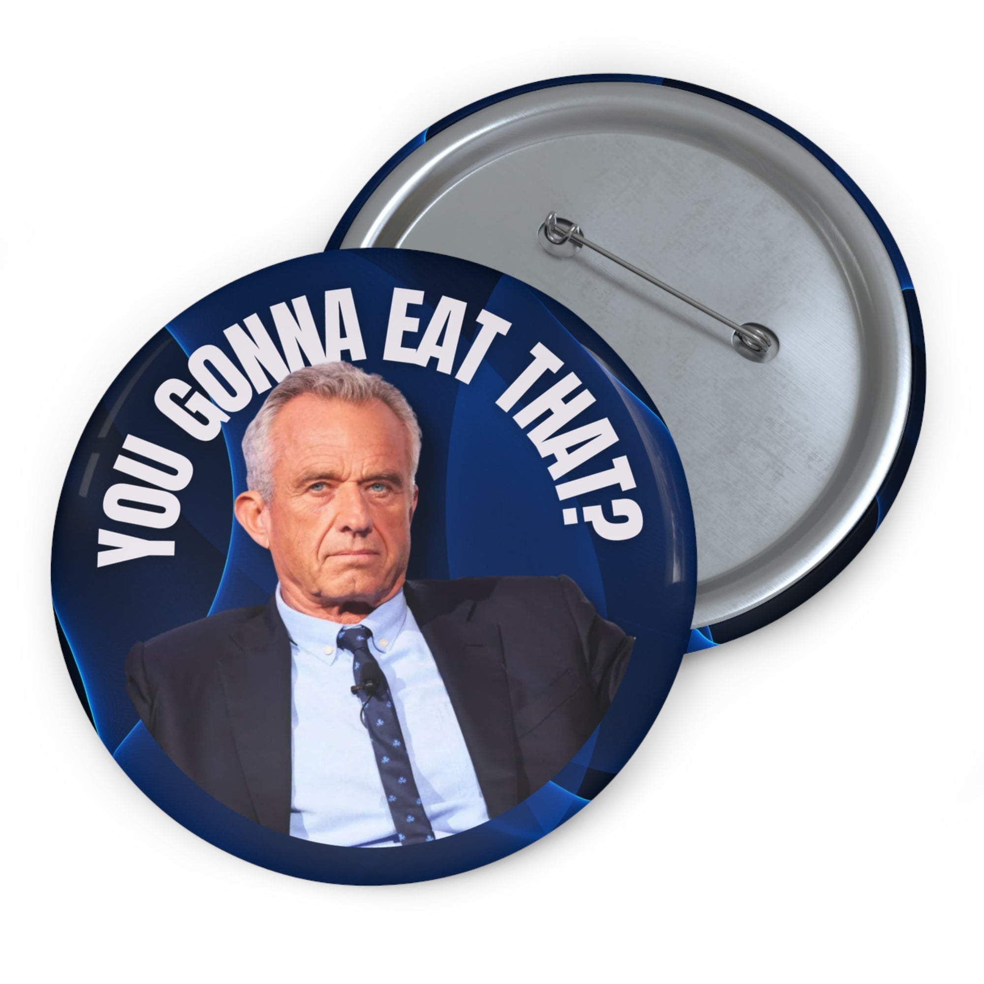 Humorous Pin Buttons - "You Gonna Eat That?" - Fun Accessories - Collectibles, Pinback Buttons - EpiAl's Shop
