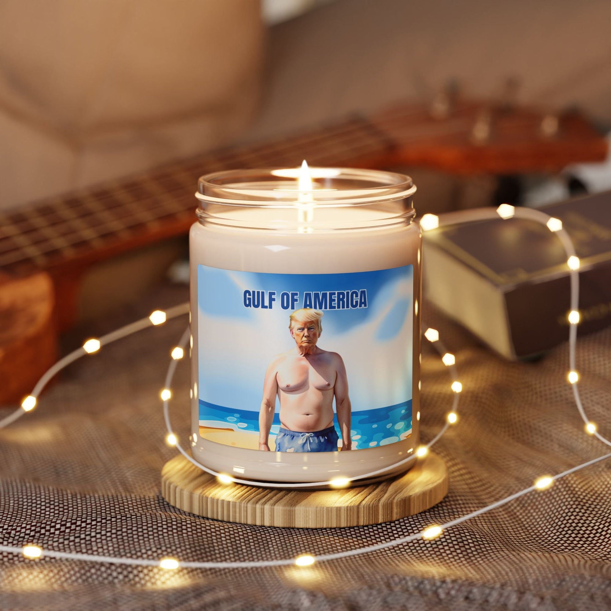 Humorous Sea Salt Scented Soy Candle - American Gulf - Decor, Scented Candles - EpiAl's Shop