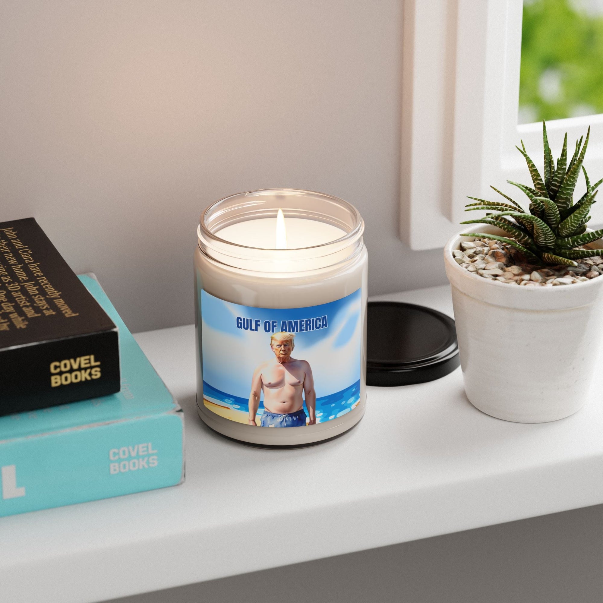 Humorous Sea Salt Scented Soy Candle - American Gulf - Decor, Scented Candles - EpiAl's Shop