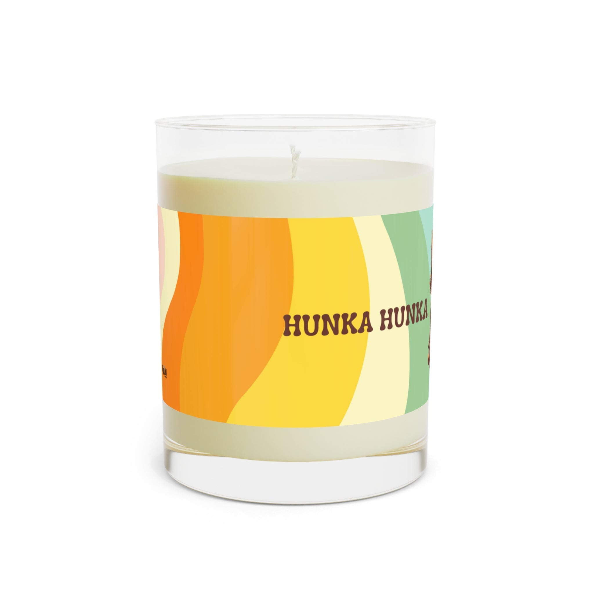 Hunka Hunka Burnin' Love Elvis Cat Scented Candle - 11oz Glass Candle - Decor, Scented Candles - EpiAl's Shop