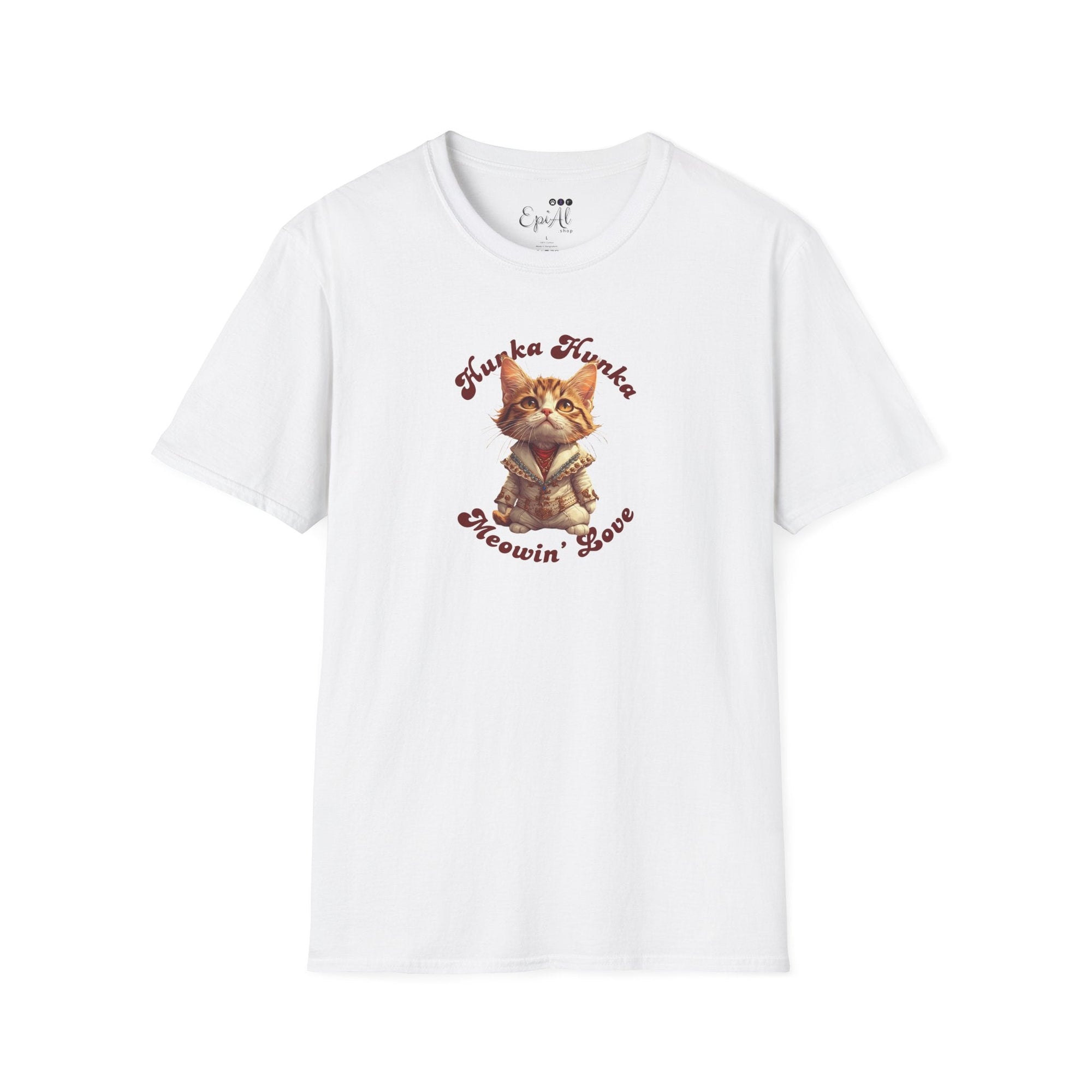 Hunka Hunka Meowin’ Love Graphic Unisex T-Shirt - Clothing, T-shirts - EpiAl's Shop