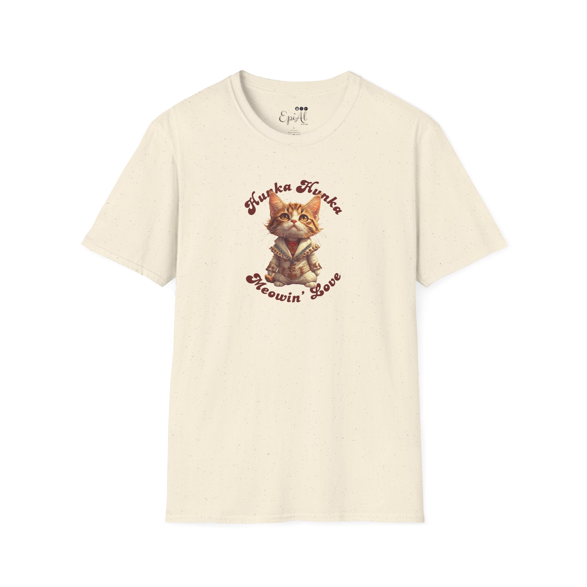 Hunka Hunka Meowin’ Love Graphic Unisex T-Shirt - Clothing, T-shirts - EpiAl's Shop