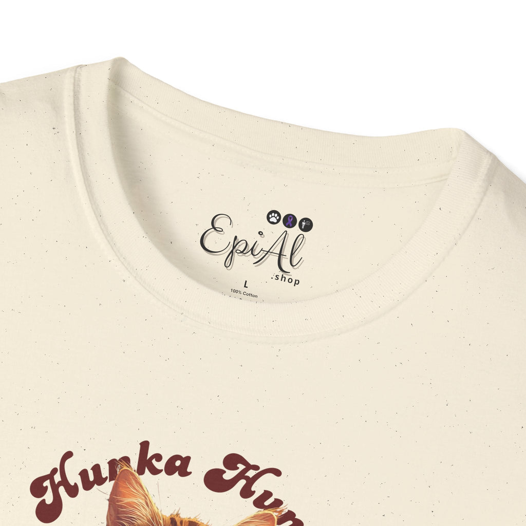 Hunka Hunka Meowin’ Love Graphic Unisex T-Shirt - Clothing, T-shirts - EpiAl's Shop