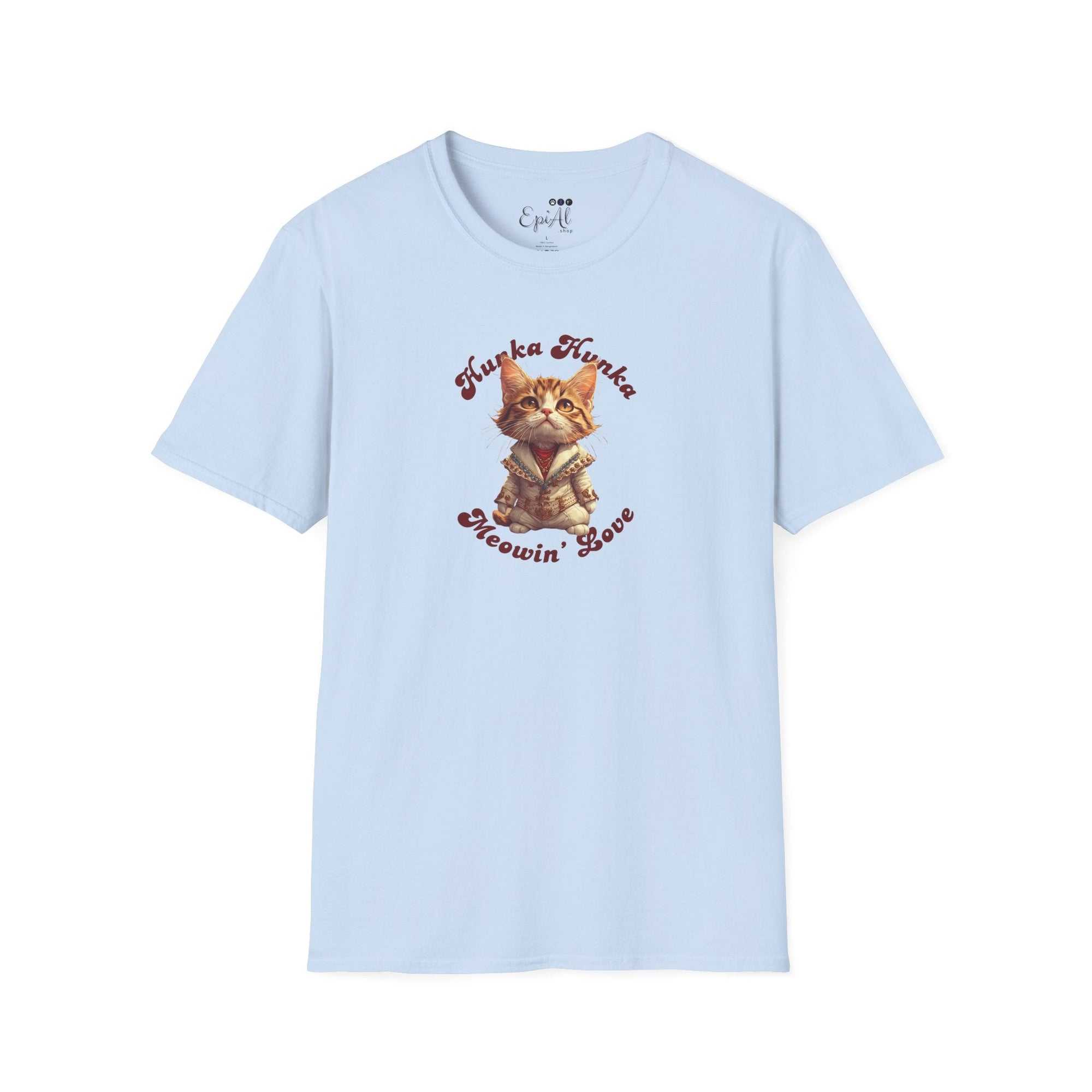 Hunka Hunka Meowin’ Love Graphic Unisex T-Shirt - Clothing, T-shirts - EpiAl's Shop