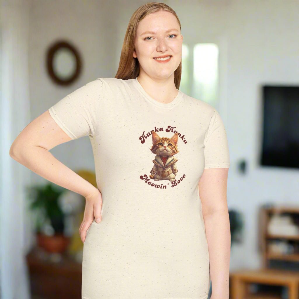 Hunka Hunka Meowin’ Love Graphic Unisex T-Shirt - Clothing, T-shirts - EpiAl's Shop