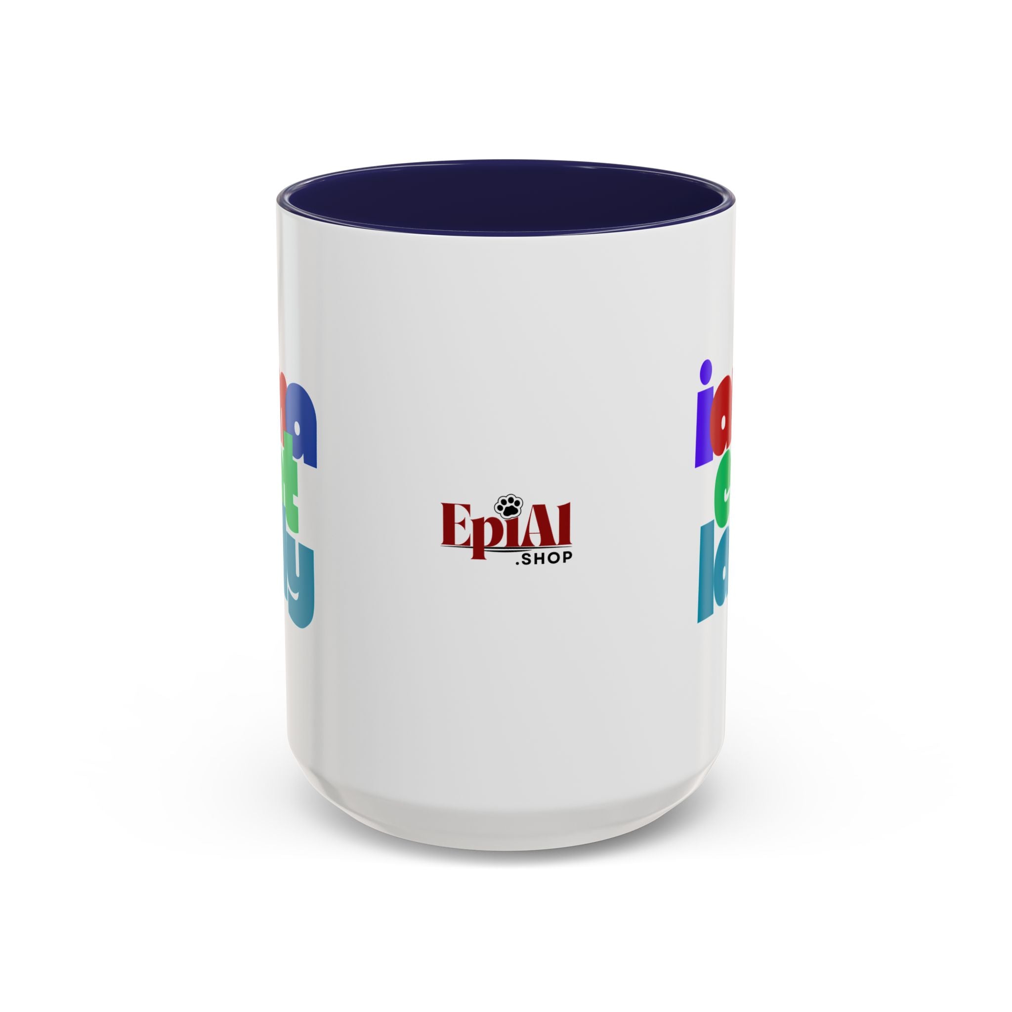 I Am a Cat Lady Accent Coffee Mug - Drinkware, Coffee Mugs - EpiAl's Shop