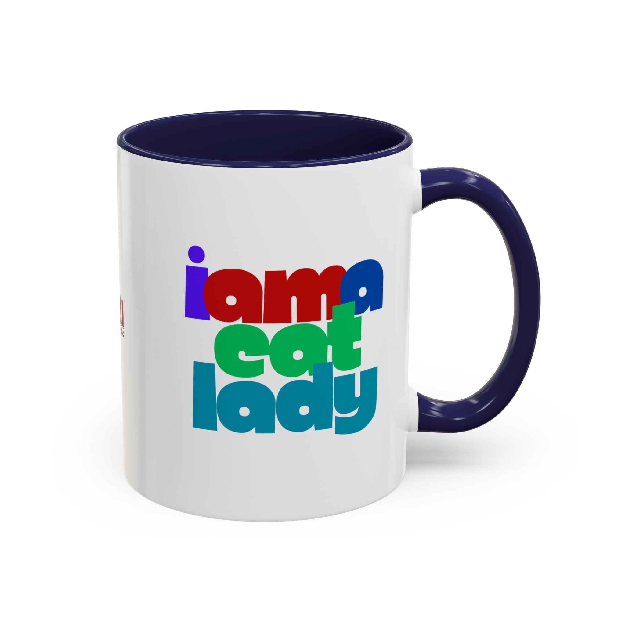 I Am a Cat Lady Accent Coffee Mug - Drinkware, Coffee Mugs - EpiAl's Shop